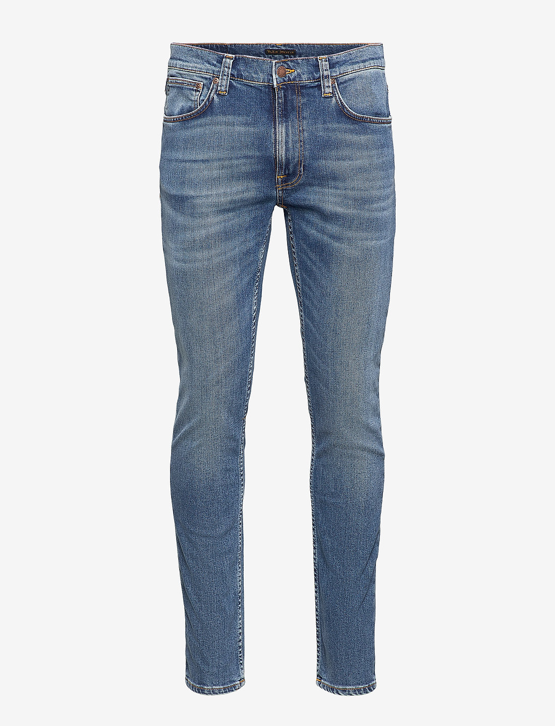 Nudie Jeans - Lean Dean - kitsad teksad - lost orange - 1
