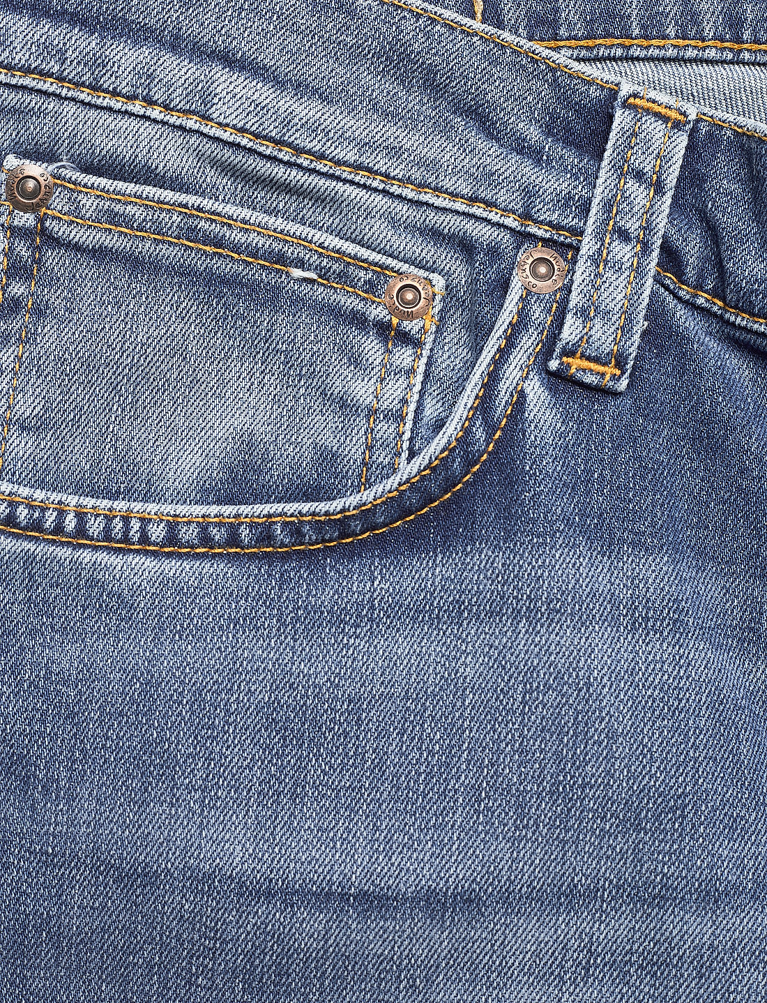 Nudie Jeans - Lean Dean - kitsad teksad - lost orange - 5