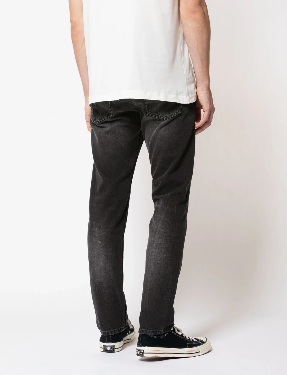 Nudie Jeans - Steady Eddie II Black Change - regular jeans - black change - 4