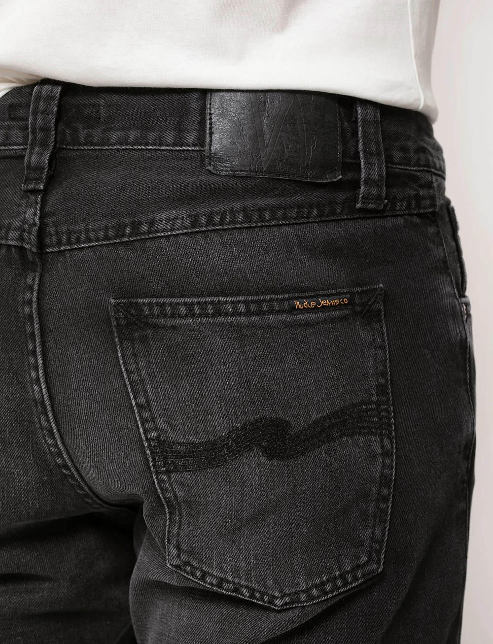 Nudie Jeans - Steady Eddie II Black Change - regular jeans - black change - 5