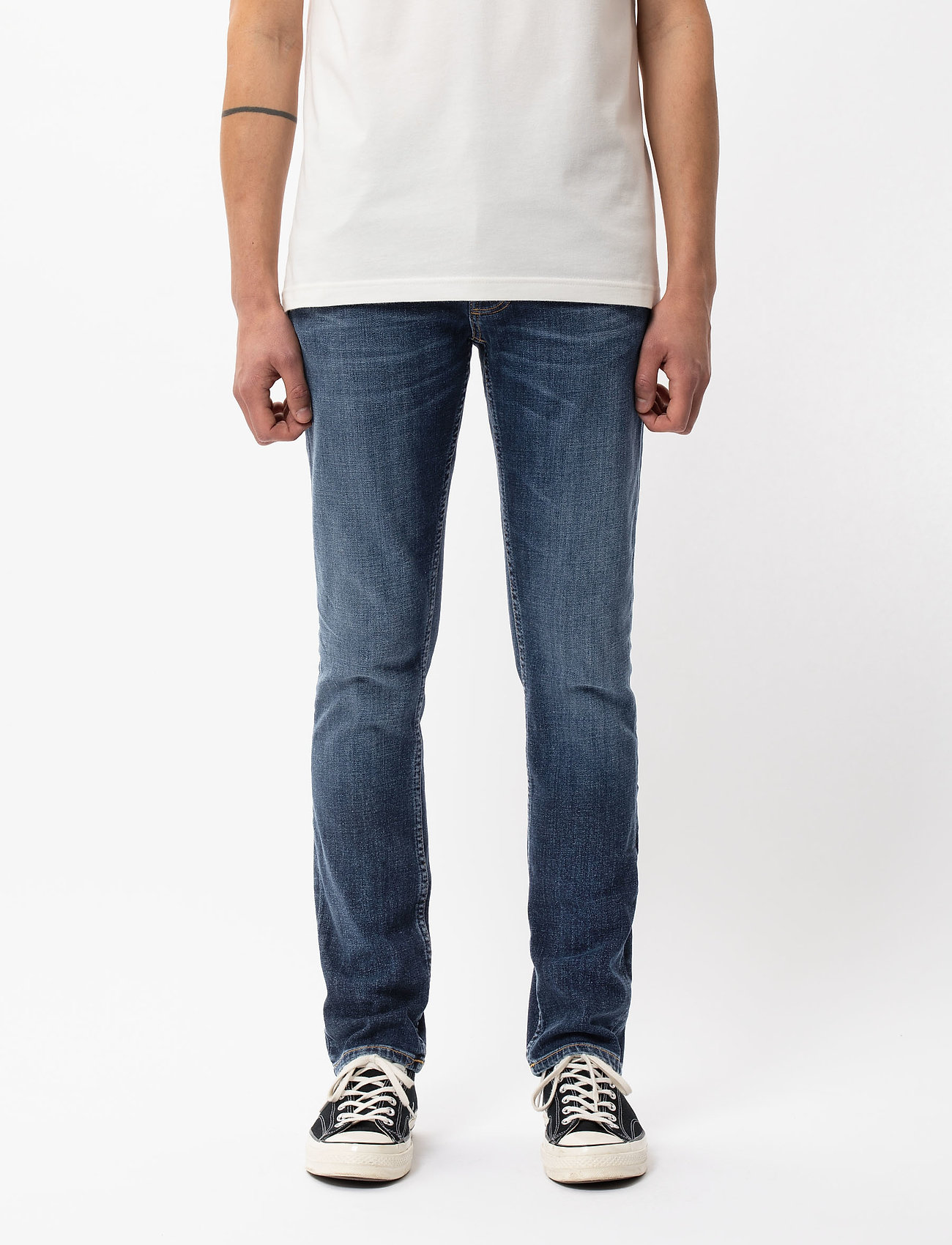 Nudie Jeans Grim Tim - Kläder - INDIGO MYTH / blue