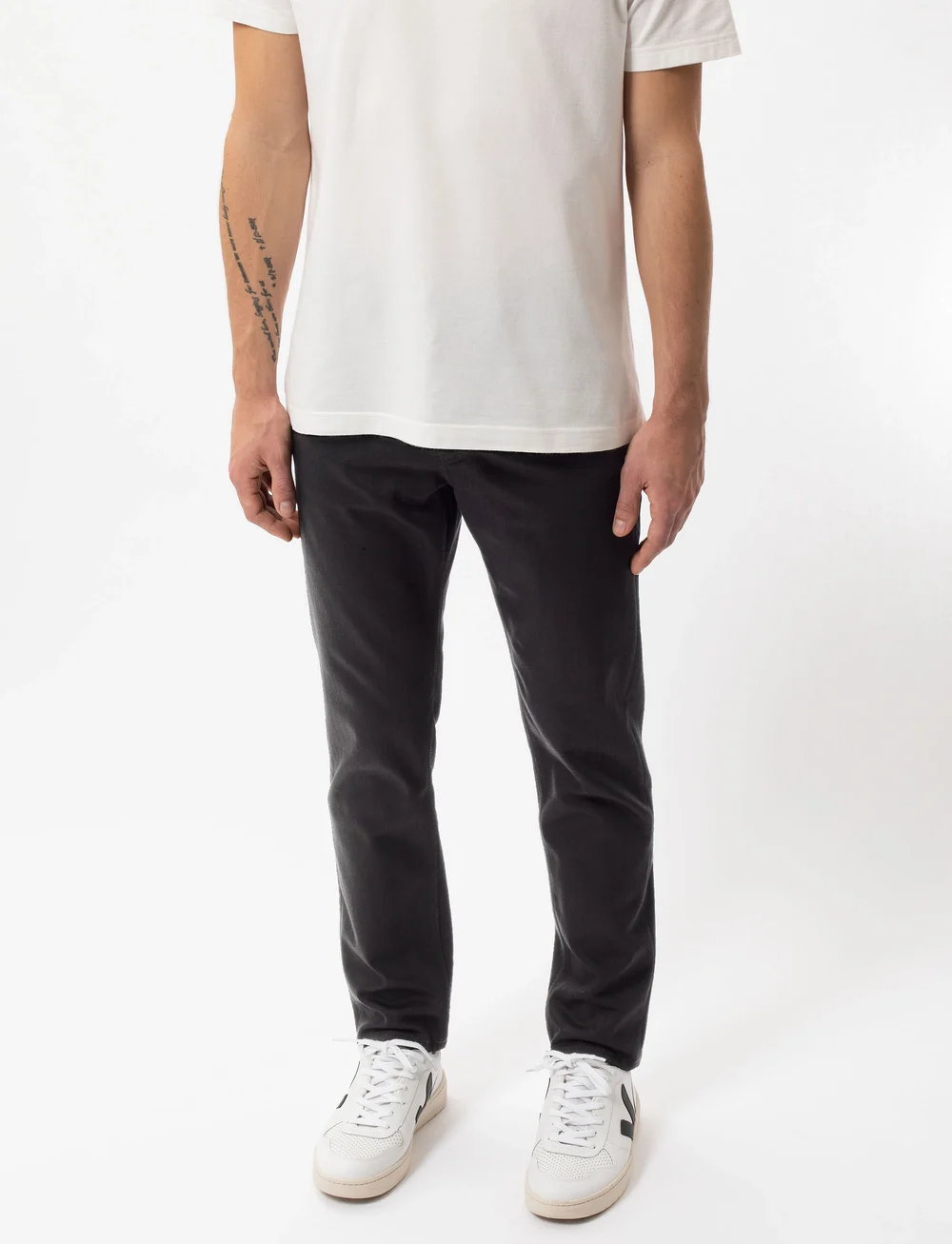 Nudie Jeans - Steady Eddie II Dry Everblack - regular jeans - everblack - 3