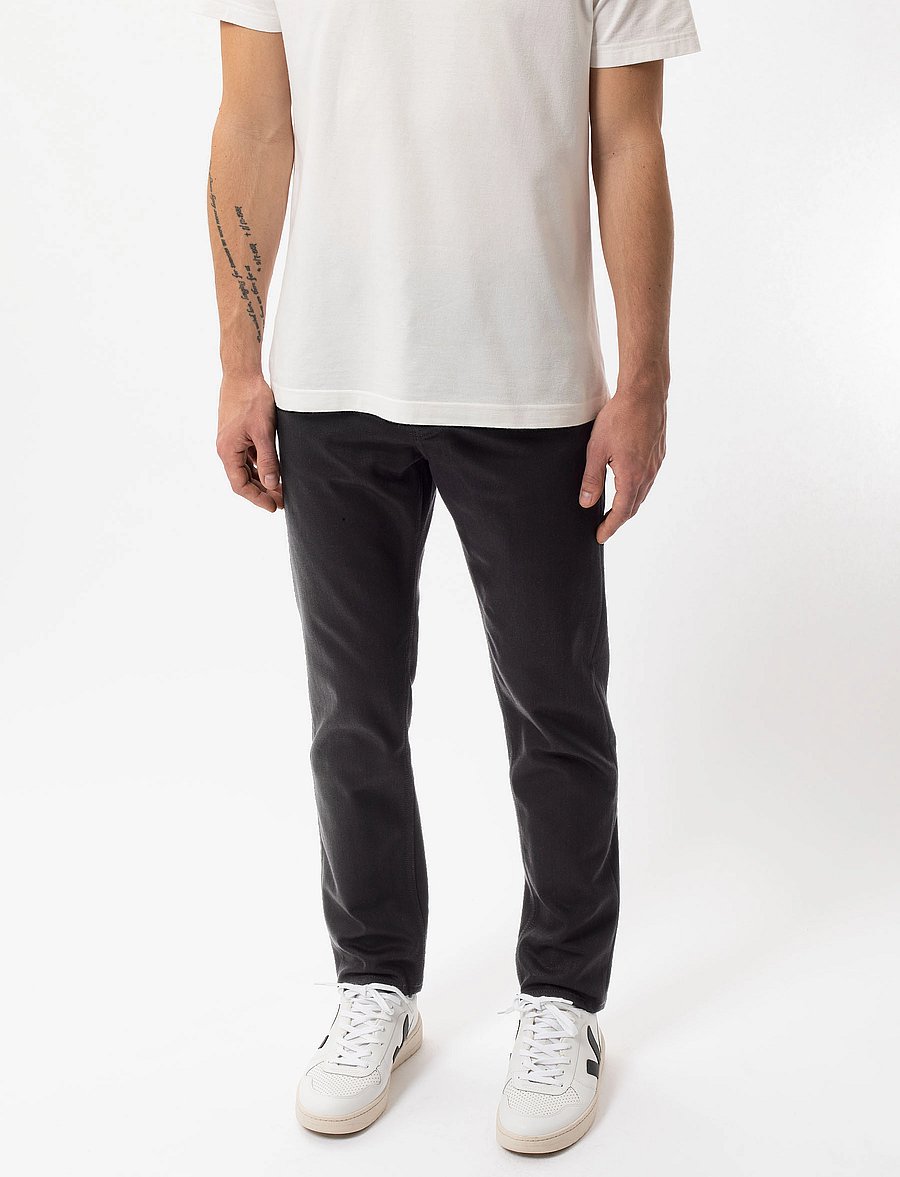 Nudie Jeans - Steady Eddie II Dry Everblack - regular jeans - everblack - 3