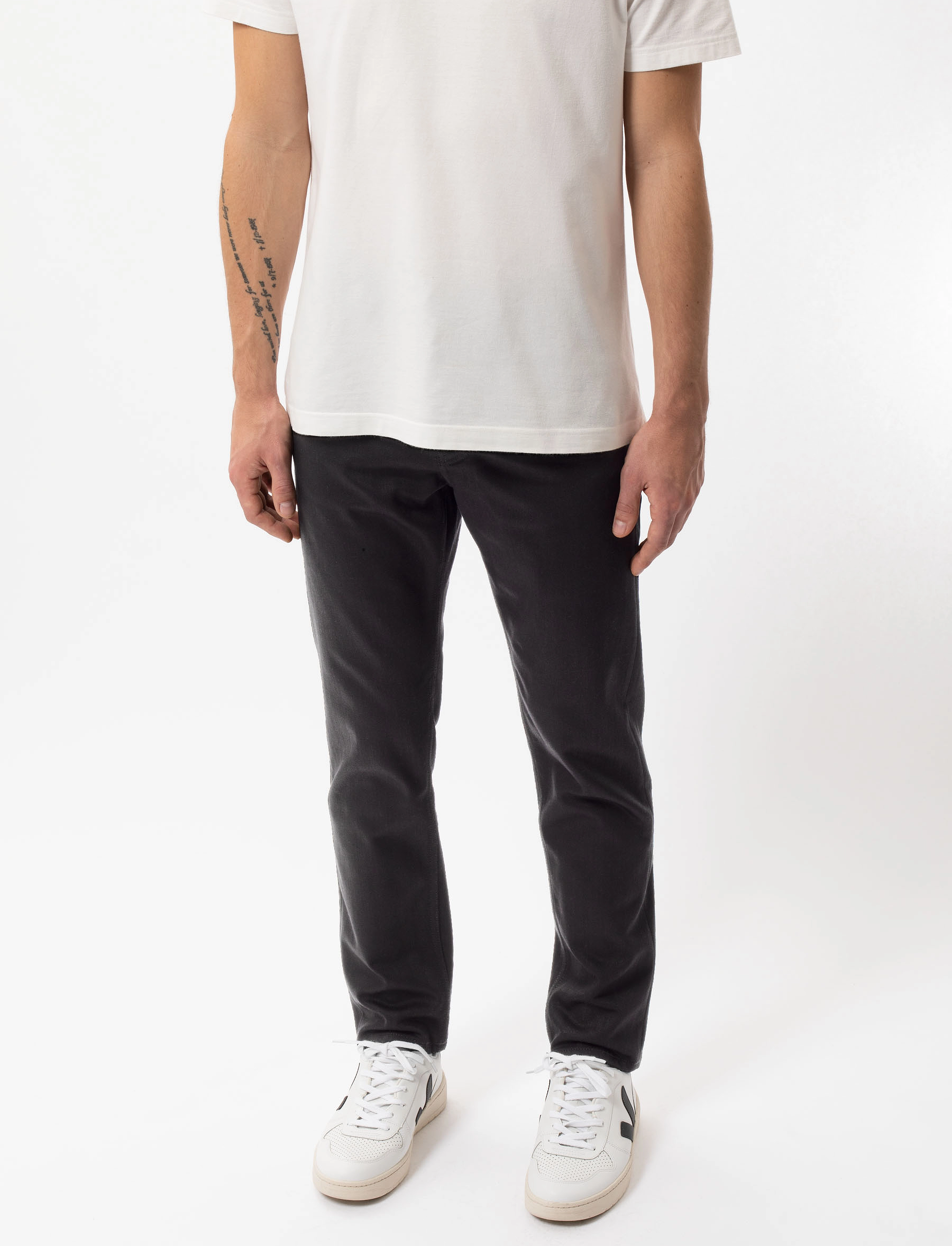 Nudie Jeans - Steady Eddie II Dry Everblack - regular jeans - everblack - 3