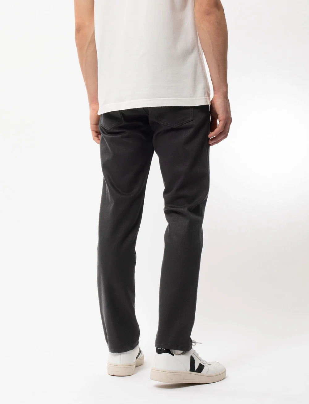 Nudie Jeans - Steady Eddie II Dry Everblack - regular jeans - everblack - 4