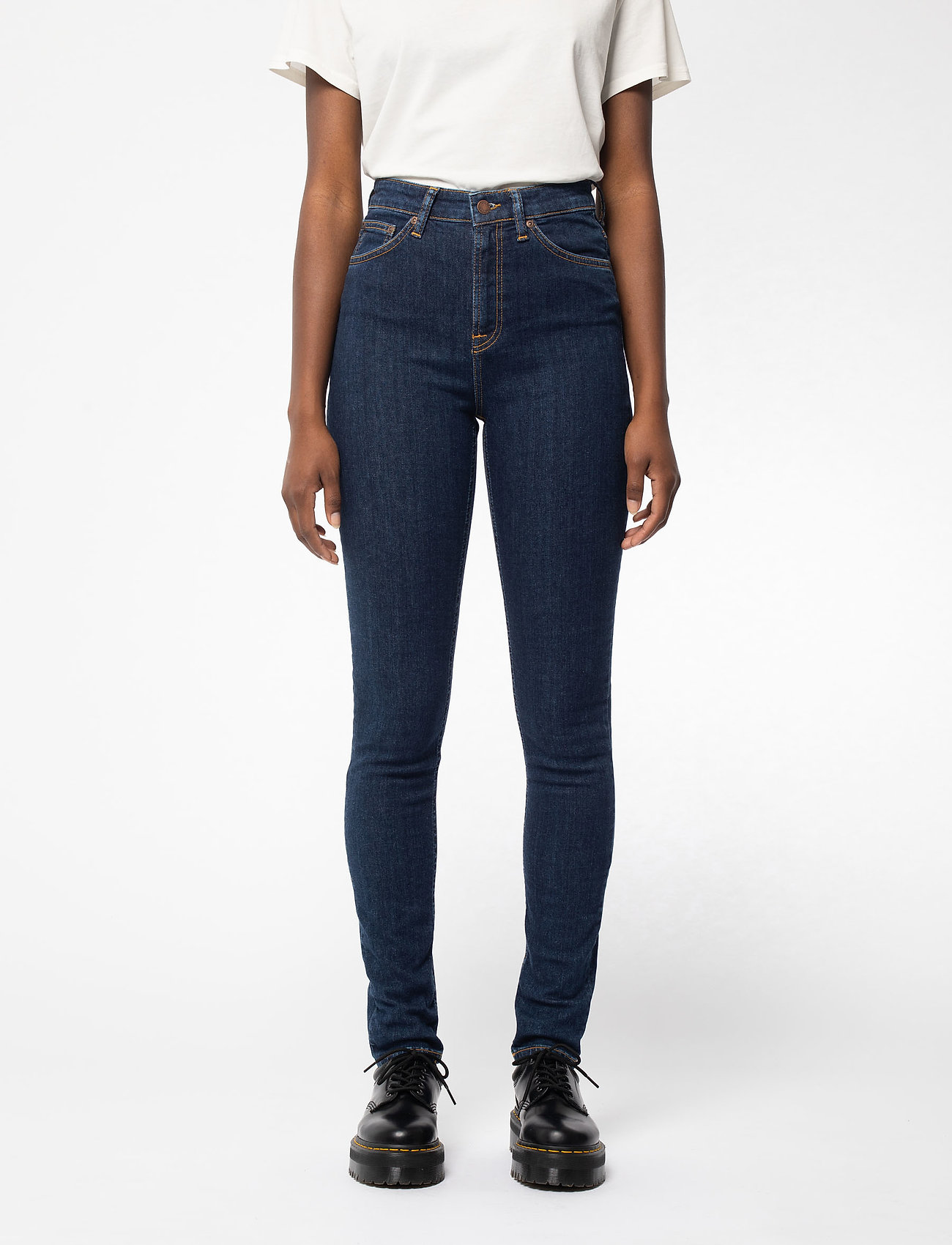 Nudie Jeans Hightop Tilde, 25 x 32, Jeans, Blau - Skinny, Frauen