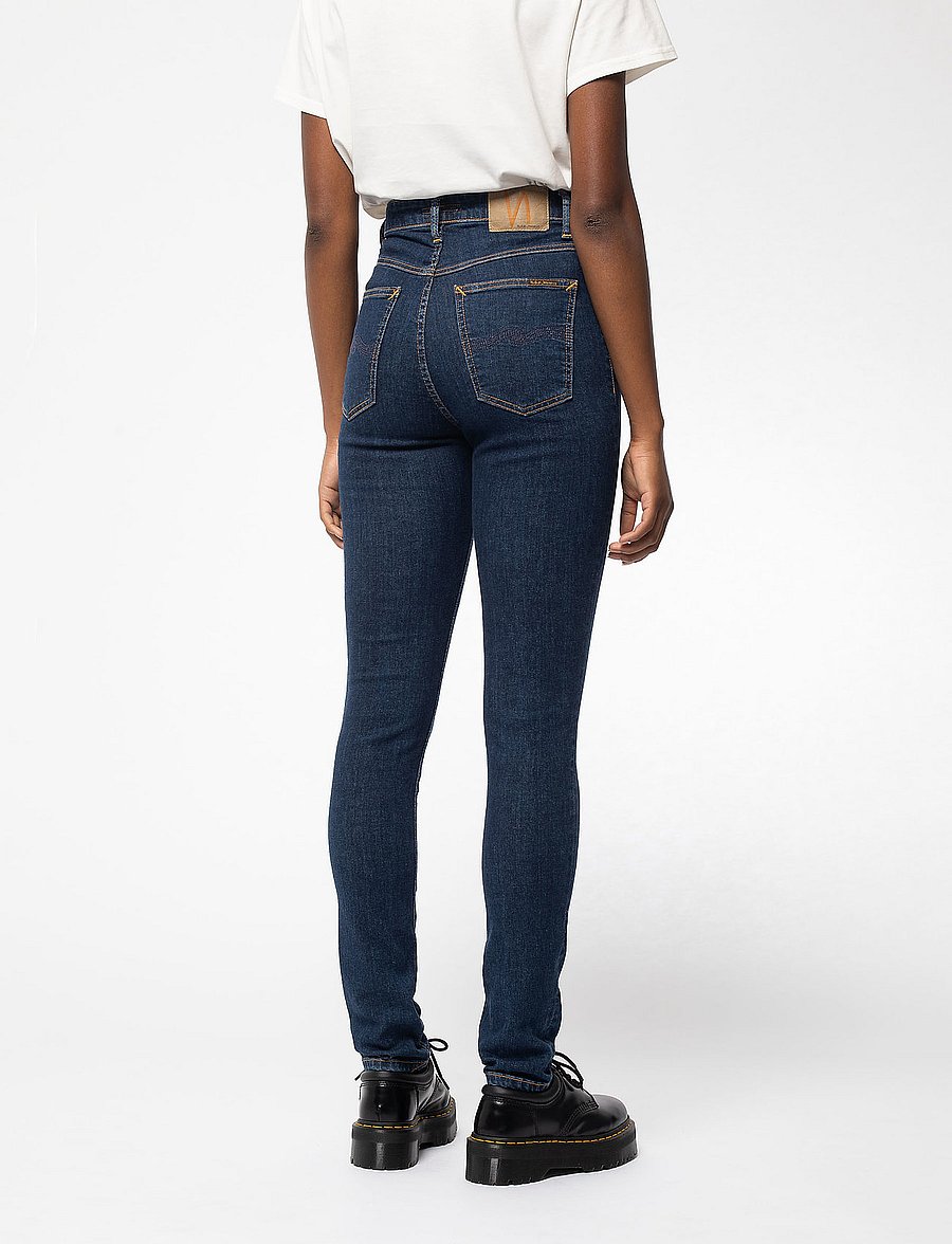 Nudie Jeans - Hightop Tilde - liibuvad teksad - blue fantasy - 3