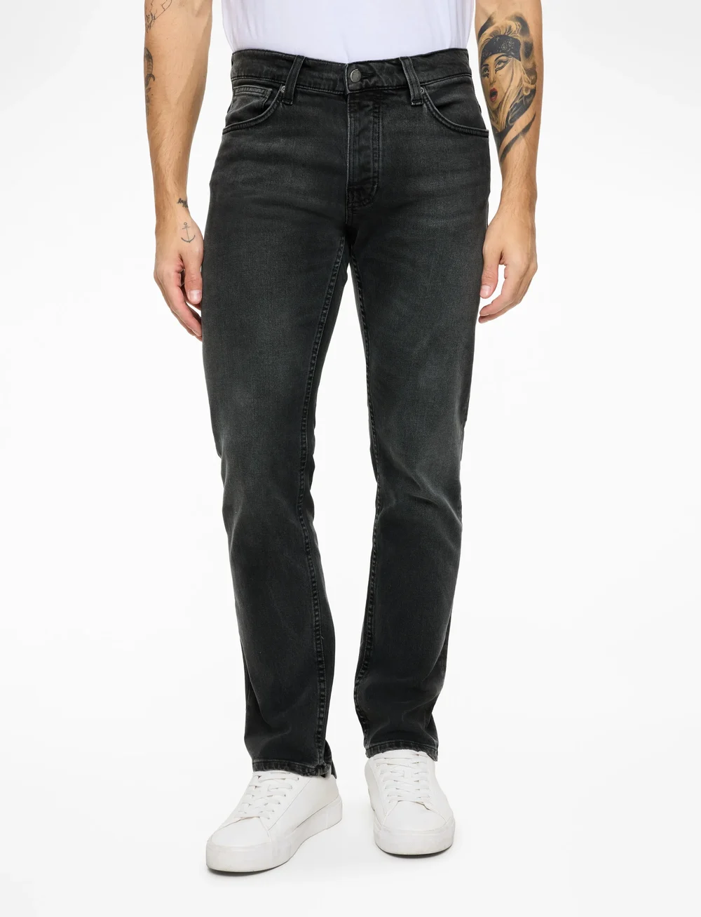 Nudie Jeans - Grim Tim - kitsad teksad - dark cove - 0