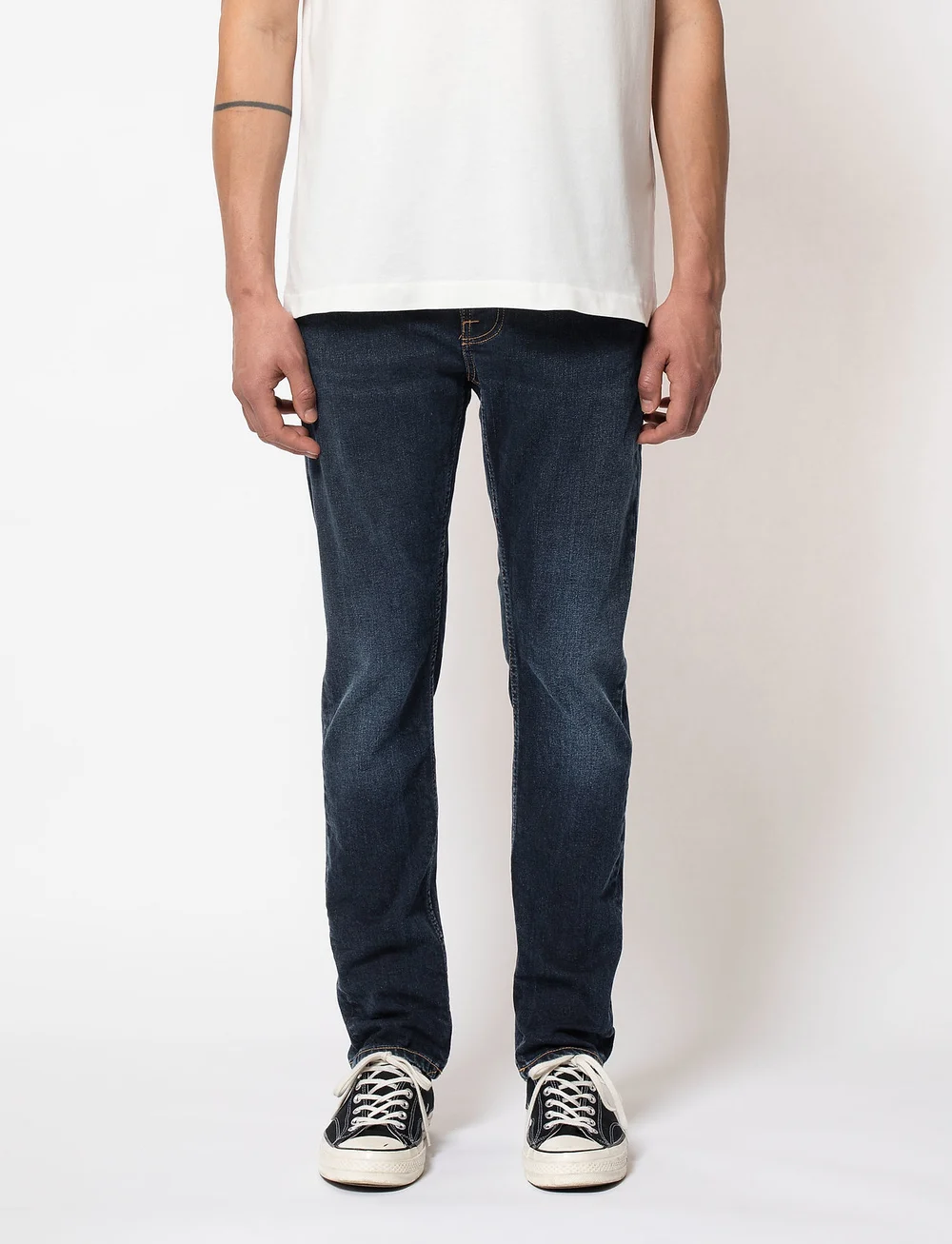 Nudie Jeans - Lean Dean New Ink - tapered lõikega teksad - new ink - 0