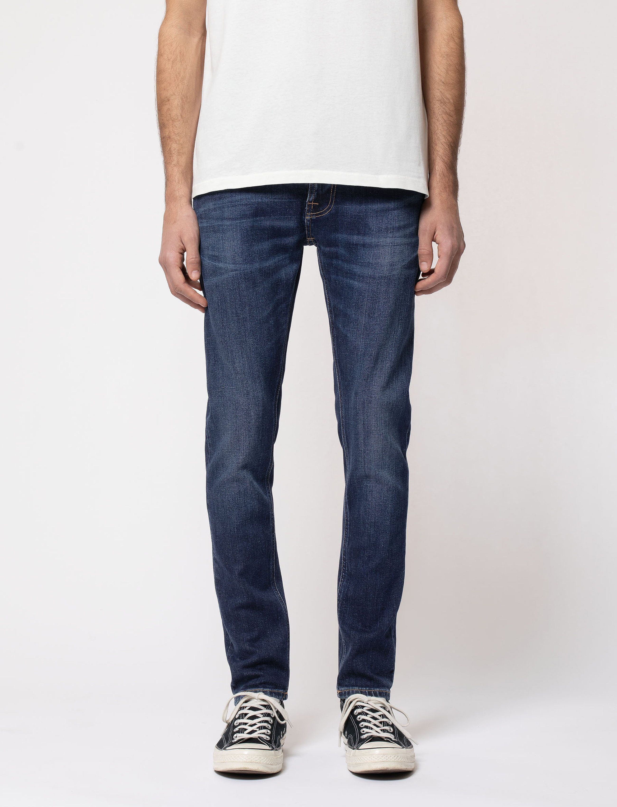 Nudie Jeans Tight Terry, 33 x 32, Jeans, Blau - Skinny, Männerswear