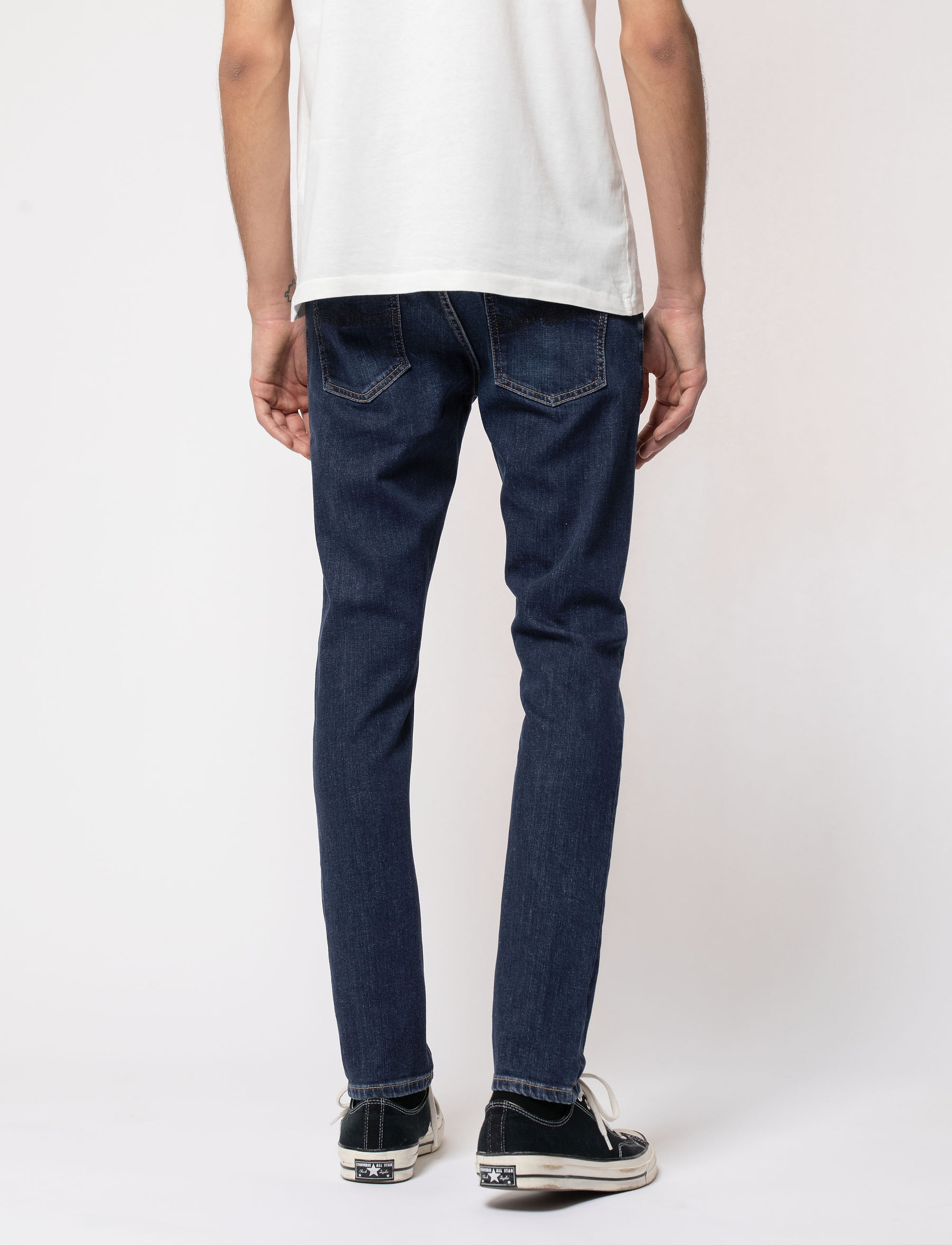 Nudie Jeans - Tight Terry - siaurėjantys džinsai - dark steel - 3