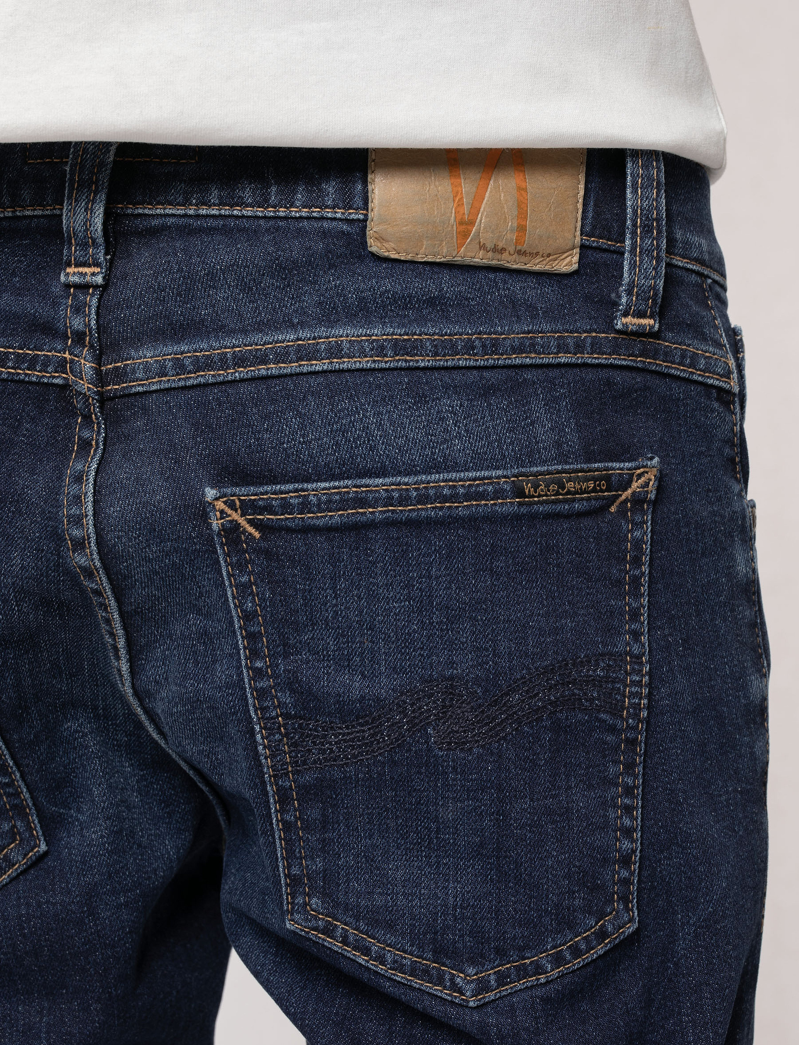 Nudie Jeans - Tight Terry - siaurėjantys džinsai - dark steel - 4