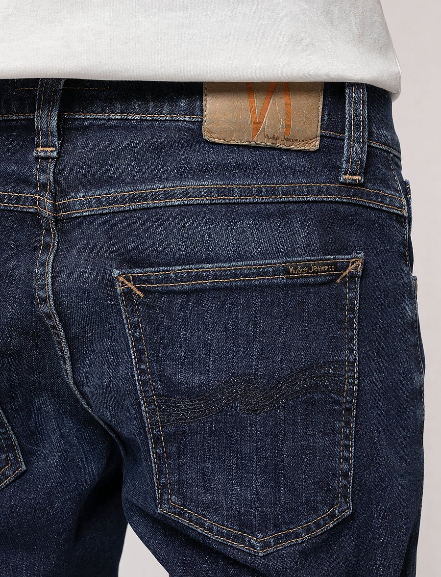Nudie Jeans - Tight Terry - liibuvad teksad - dark steel - 4