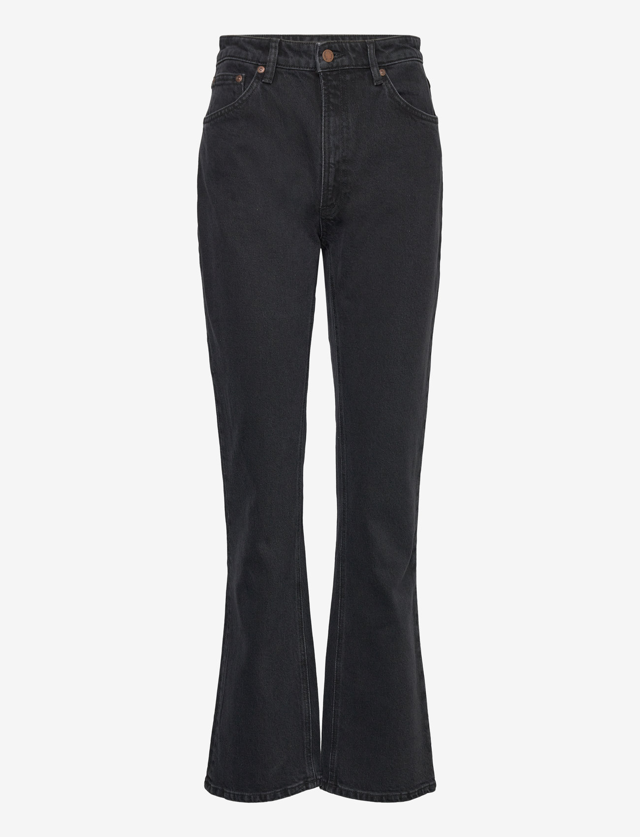 Nudie Jeans - Rowdy Ruth Almost Black - bootcut jeans - almost black - 1