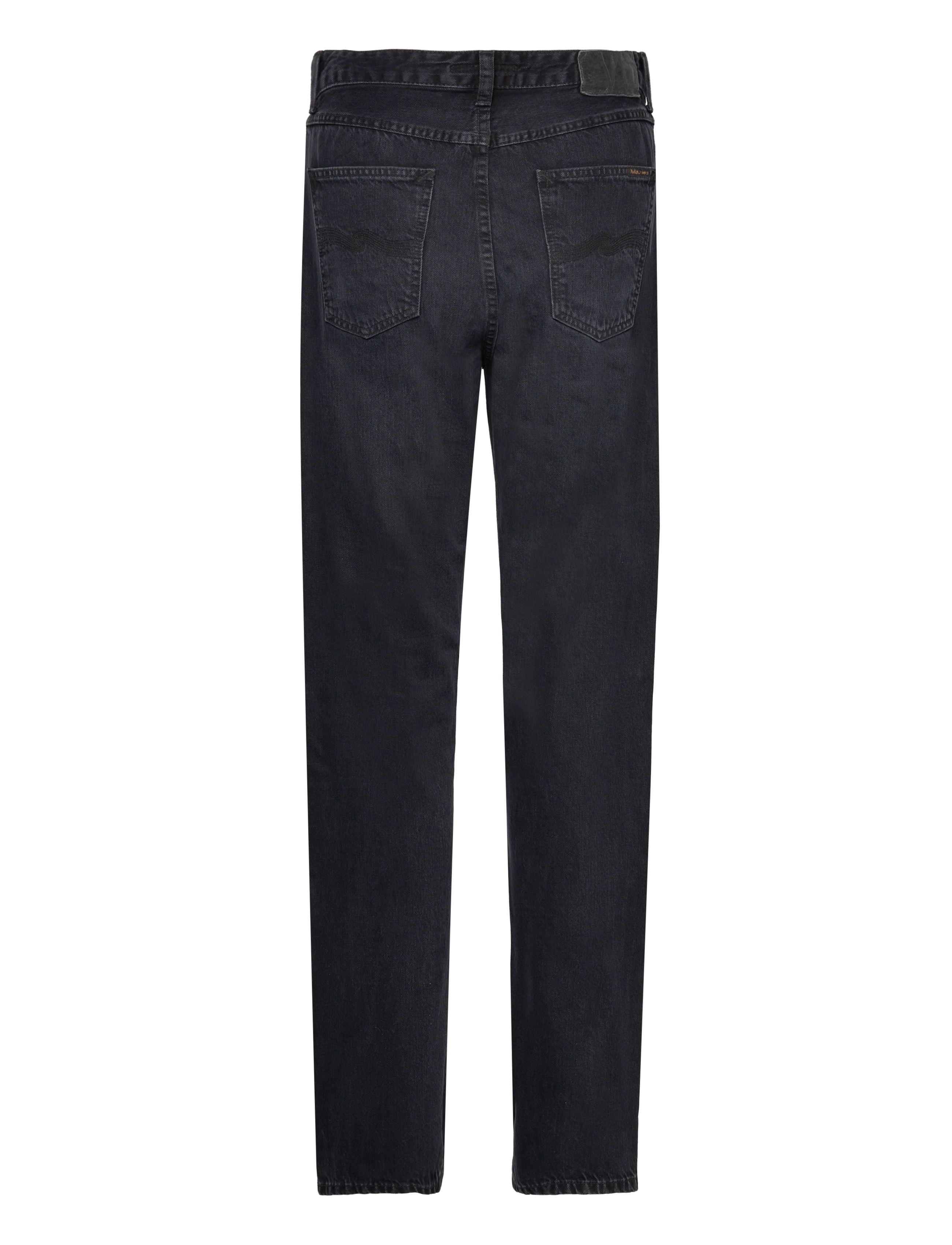 Nudie Jeans - Lofty Lo Vintage Black - tiesaus kirpimo džinsai - vintage black - 2