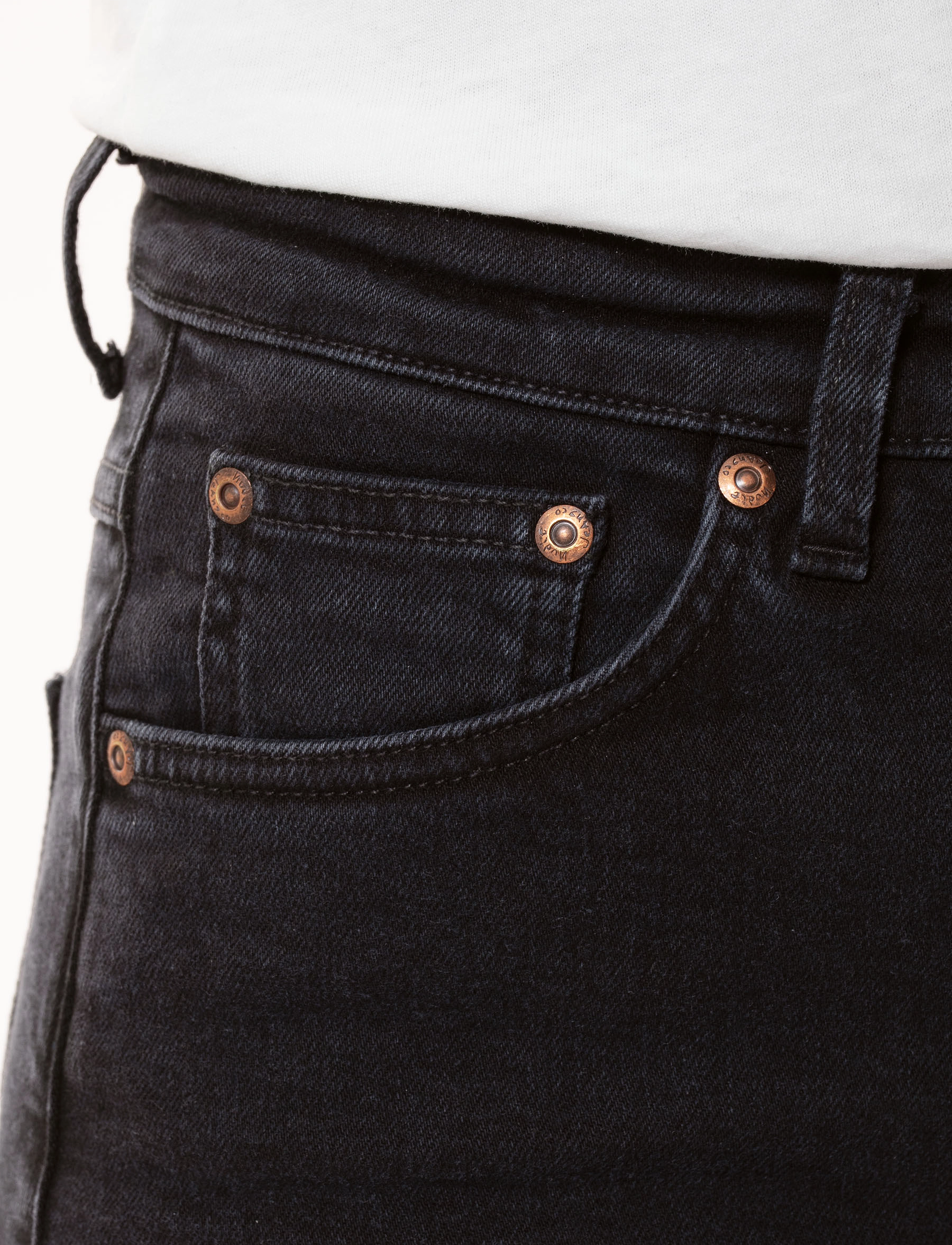 Nudie Jeans Hightop Tilde Black Coal high waist jeans dam – bild 5