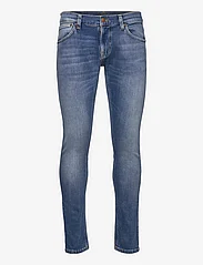 Nudie Jeans - Tight Terry - podstawowe koszulki - inbetween blues - 1