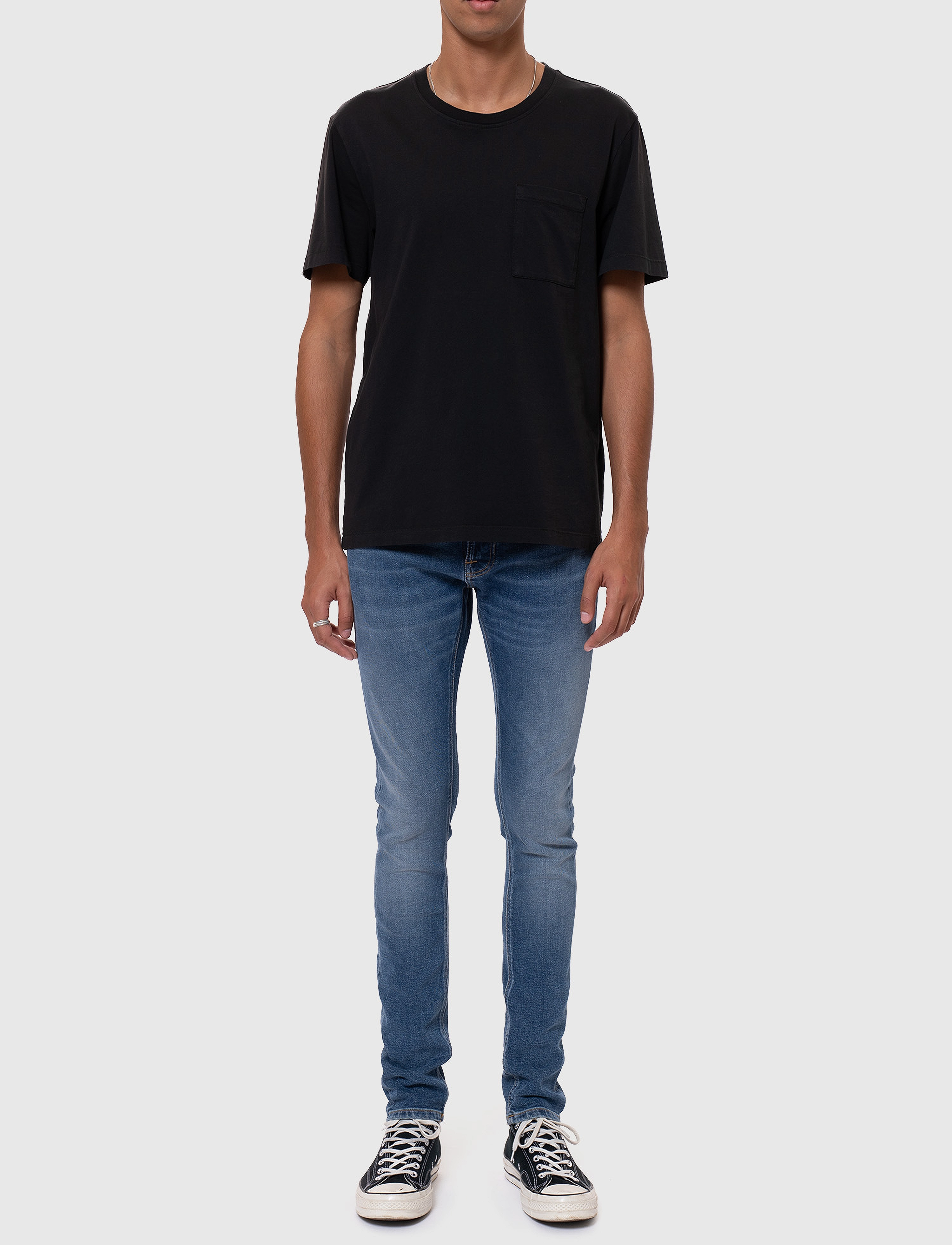 Nudie Jeans Tight Terry, 34 x 34, Jeans, Blau - Skinny, Männerswear