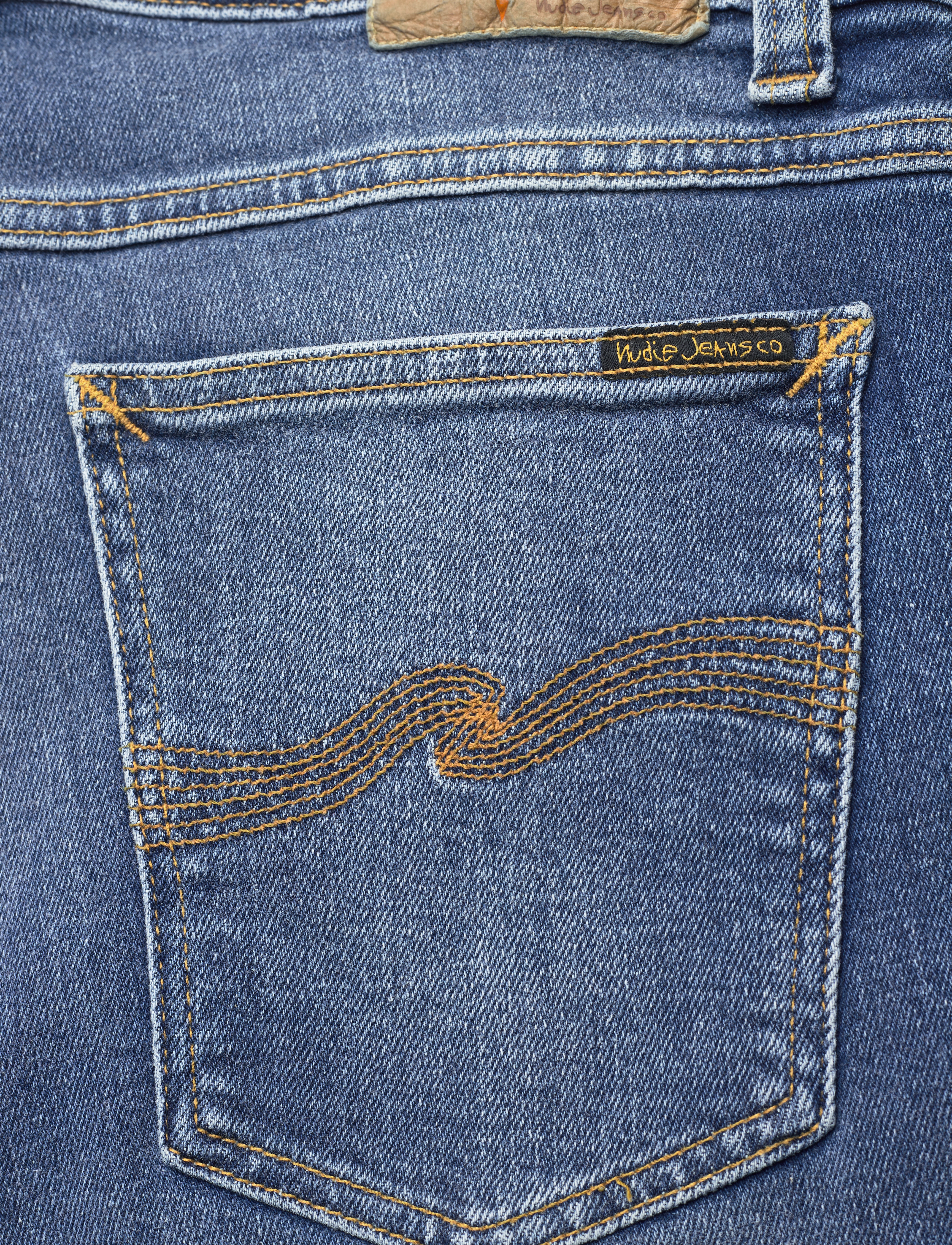Nudie Jeans - Tight Terry - siaurėjantys džinsai - inbetween blues - 5