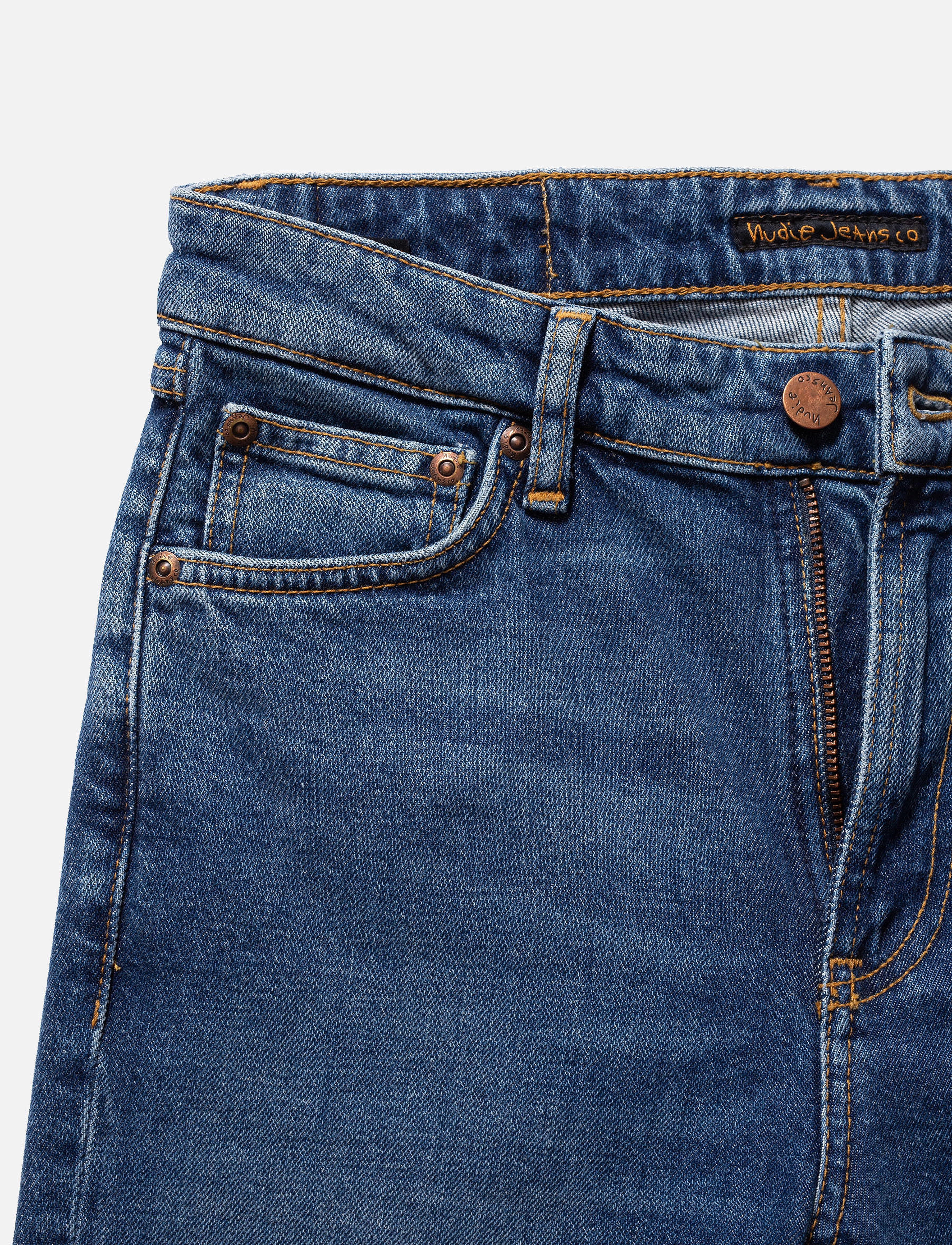 Nudie Jeans - Mellow Mae - slim jeans - blue mud - 4