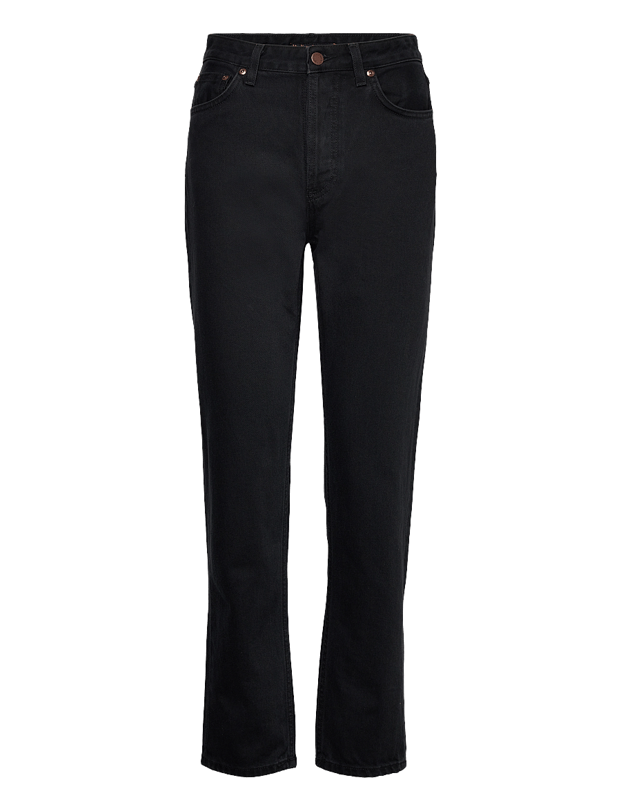 Nudie Jeans - Breezy Britt - straight jeans - aged black - 1