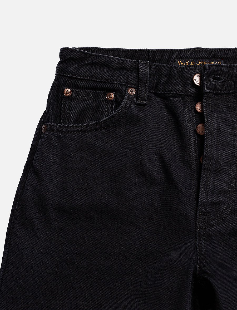 Nudie Jeans - Breezy Britt - straight jeans - aged black - 5