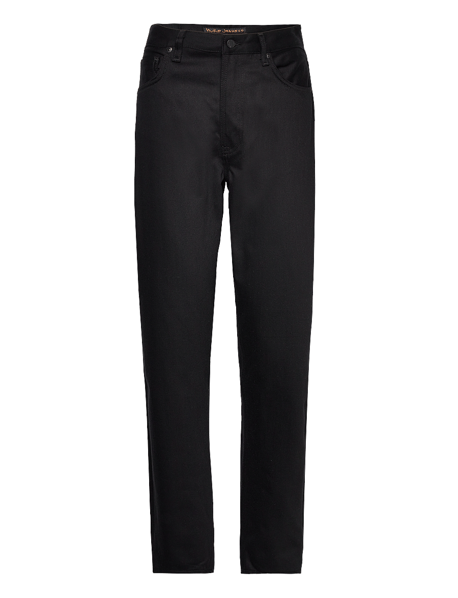 Nudie Jeans - Breezy Britt Everblack - oddmjóar gallabuxur - everblack - 1
