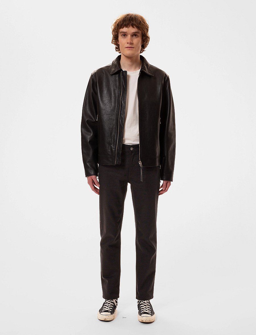 Nudie Jeans - Gritty Jackson Dry Everblack - regular jeans - dry everblack - 0