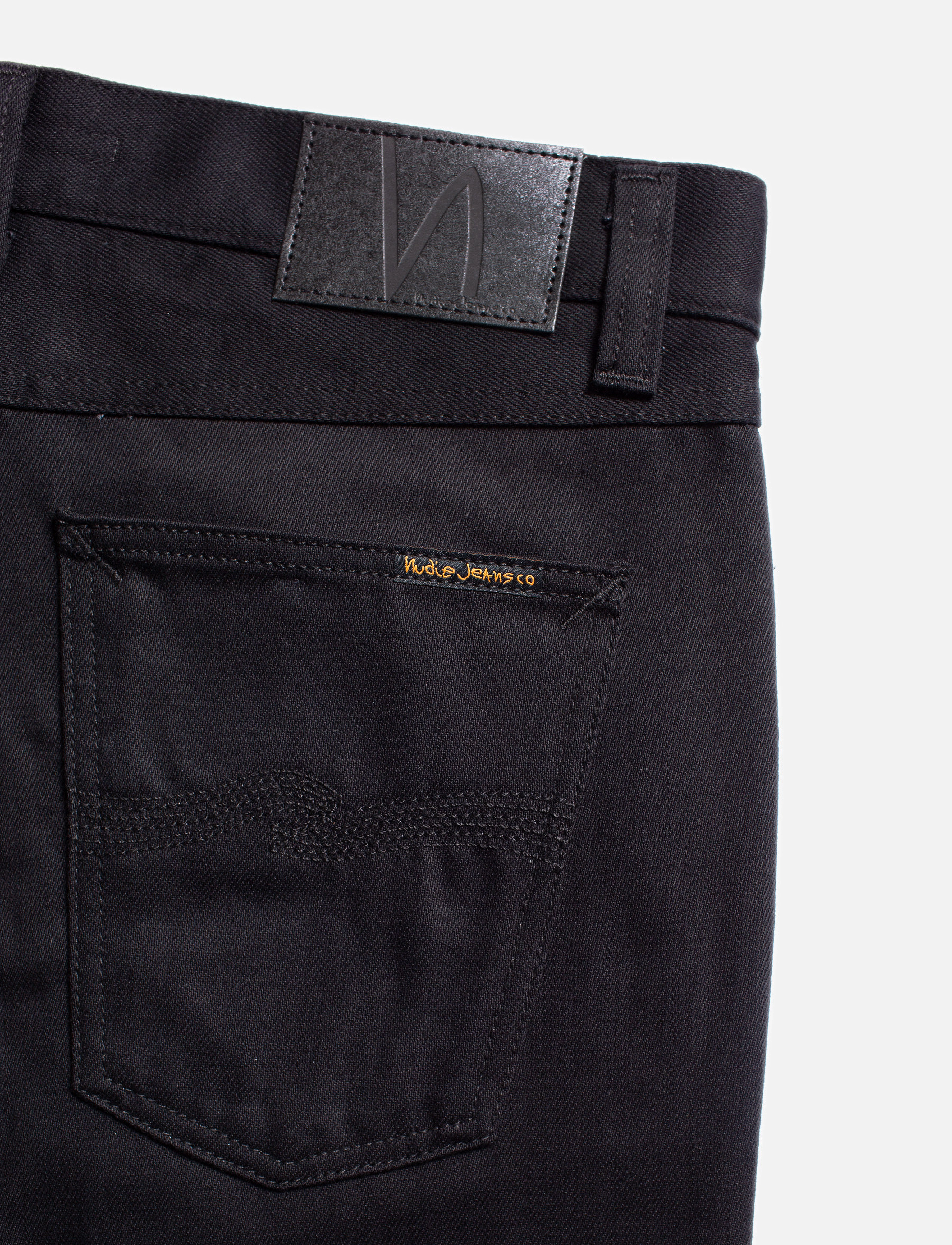 Nudie Jeans Gritty Jackson Dry Everblack - Kleidung - DRY EVERBLACK / black