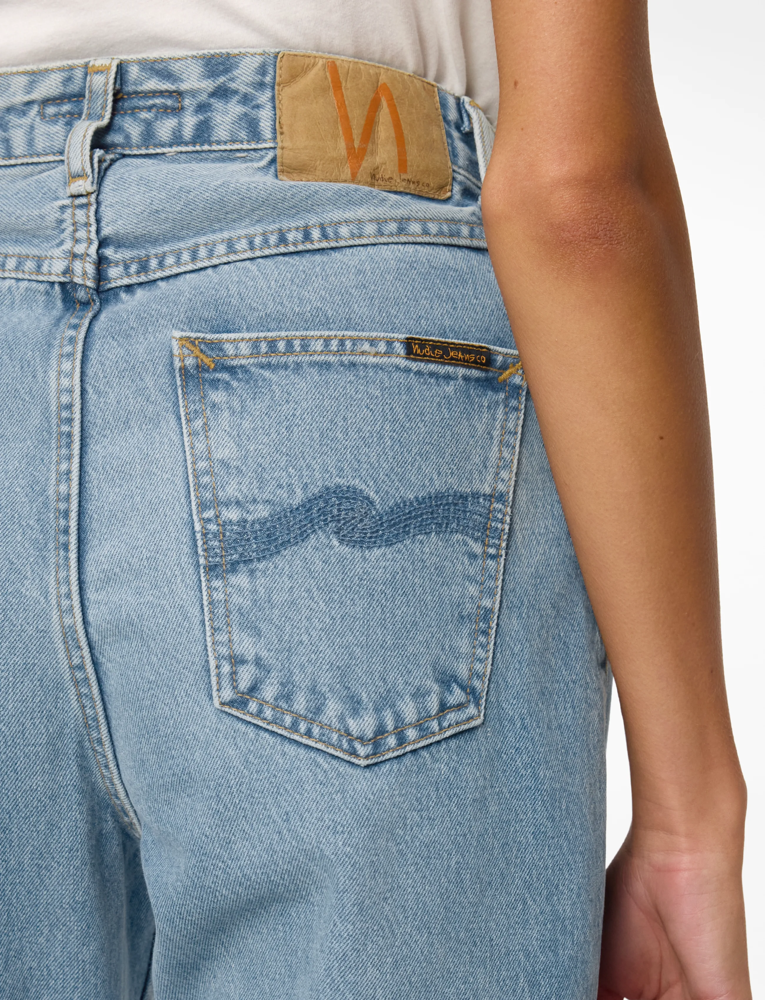 Nudie Jeans Lofty Lo Vintage Dreams high waist jeans dam – bild 7