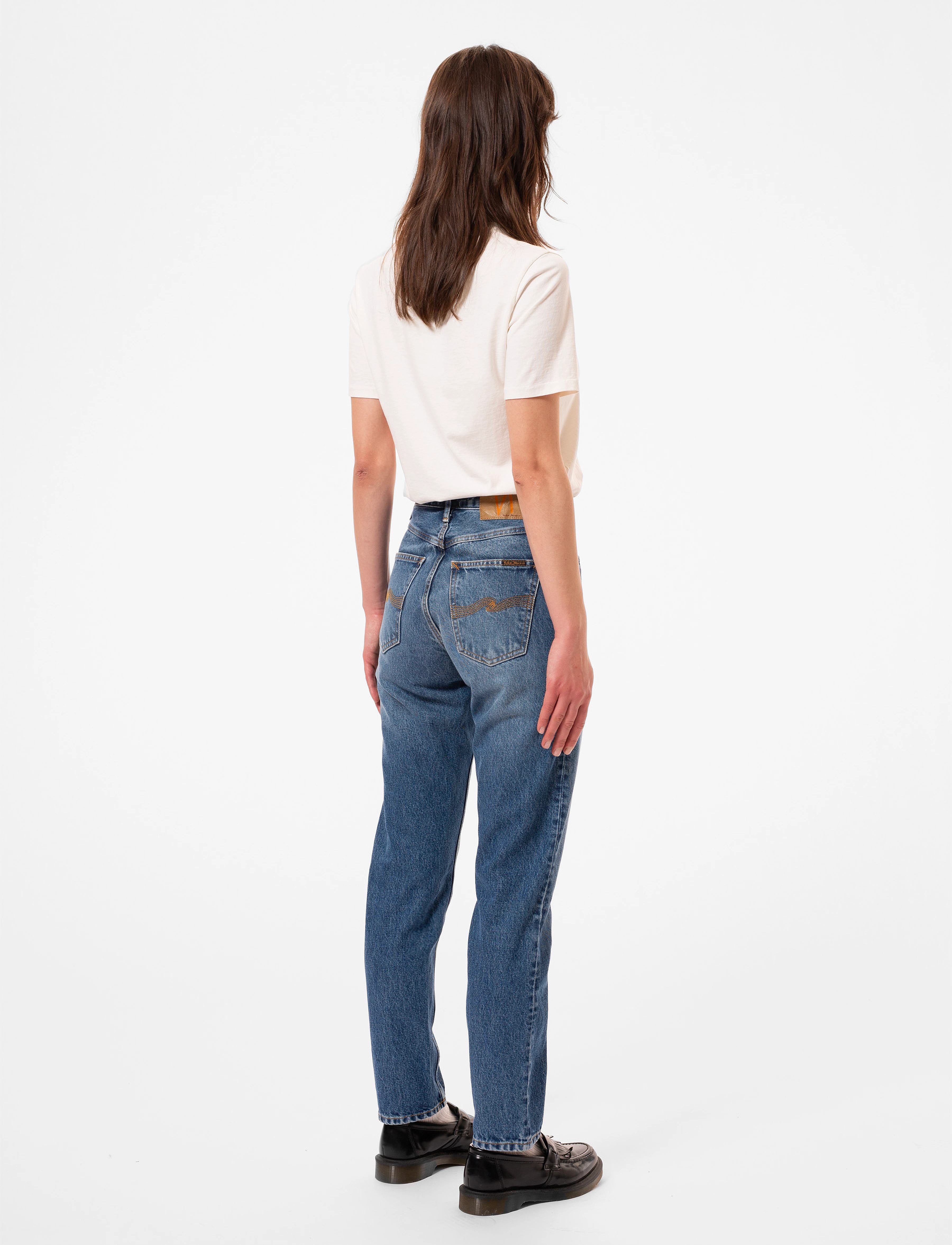 Nudie Jeans Breezy Britt Day Dreamer high waist jeans dam – bild 2