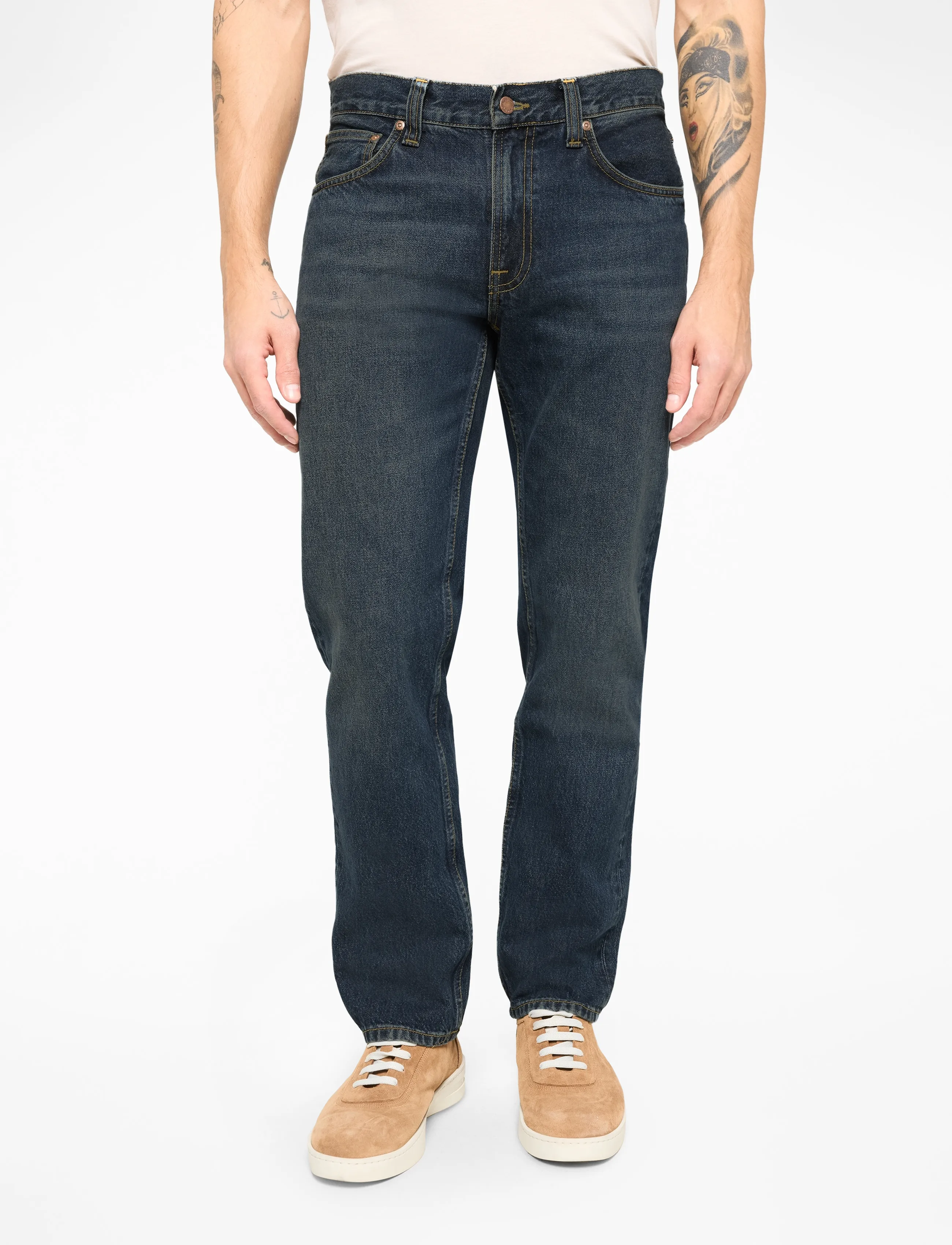 Nudie Jeans Gritty Jackson Blue Soil - Jeans - BLUE SOIL / blue