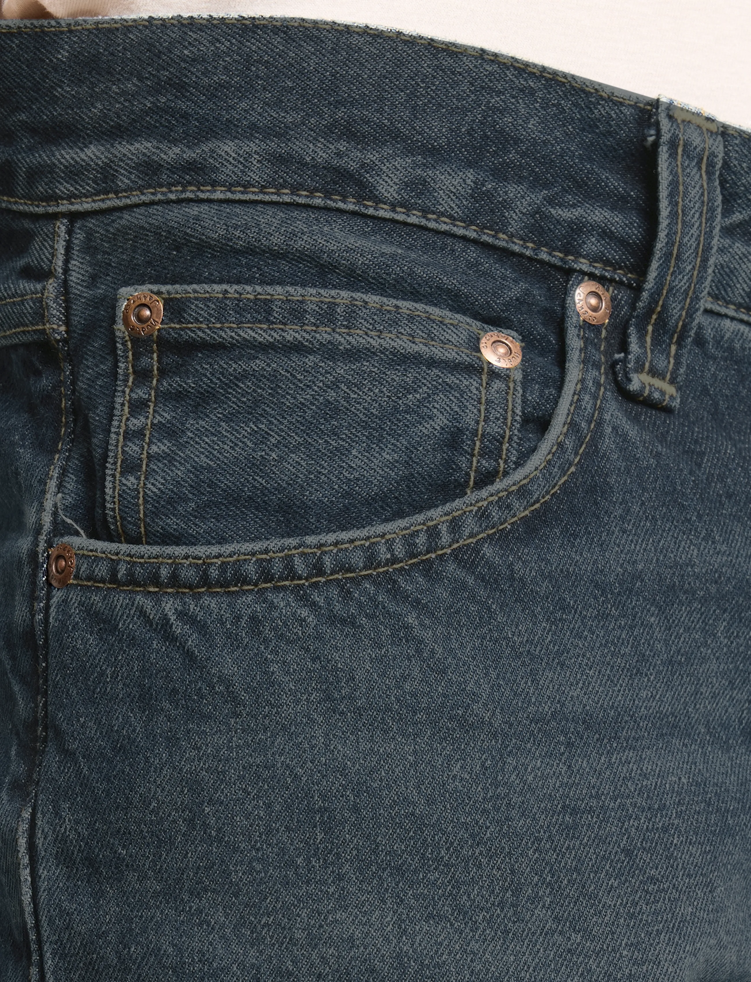 Nudie Jeans Gritty Jackson Blue Soil jeans herr – bild 5