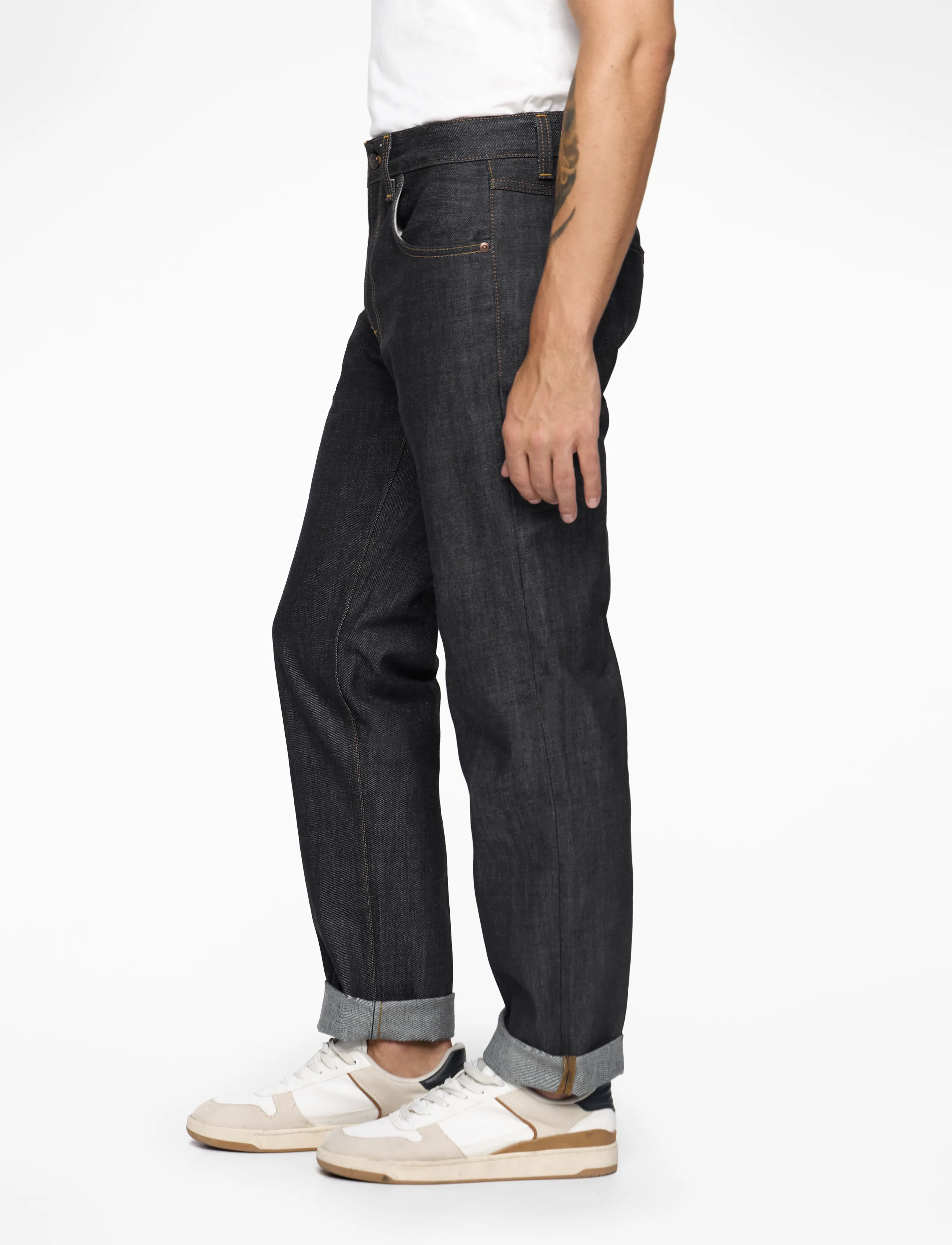 Nudie Jeans - Gritty Jackson Dry Old - tavalised teksad - dry old - 3