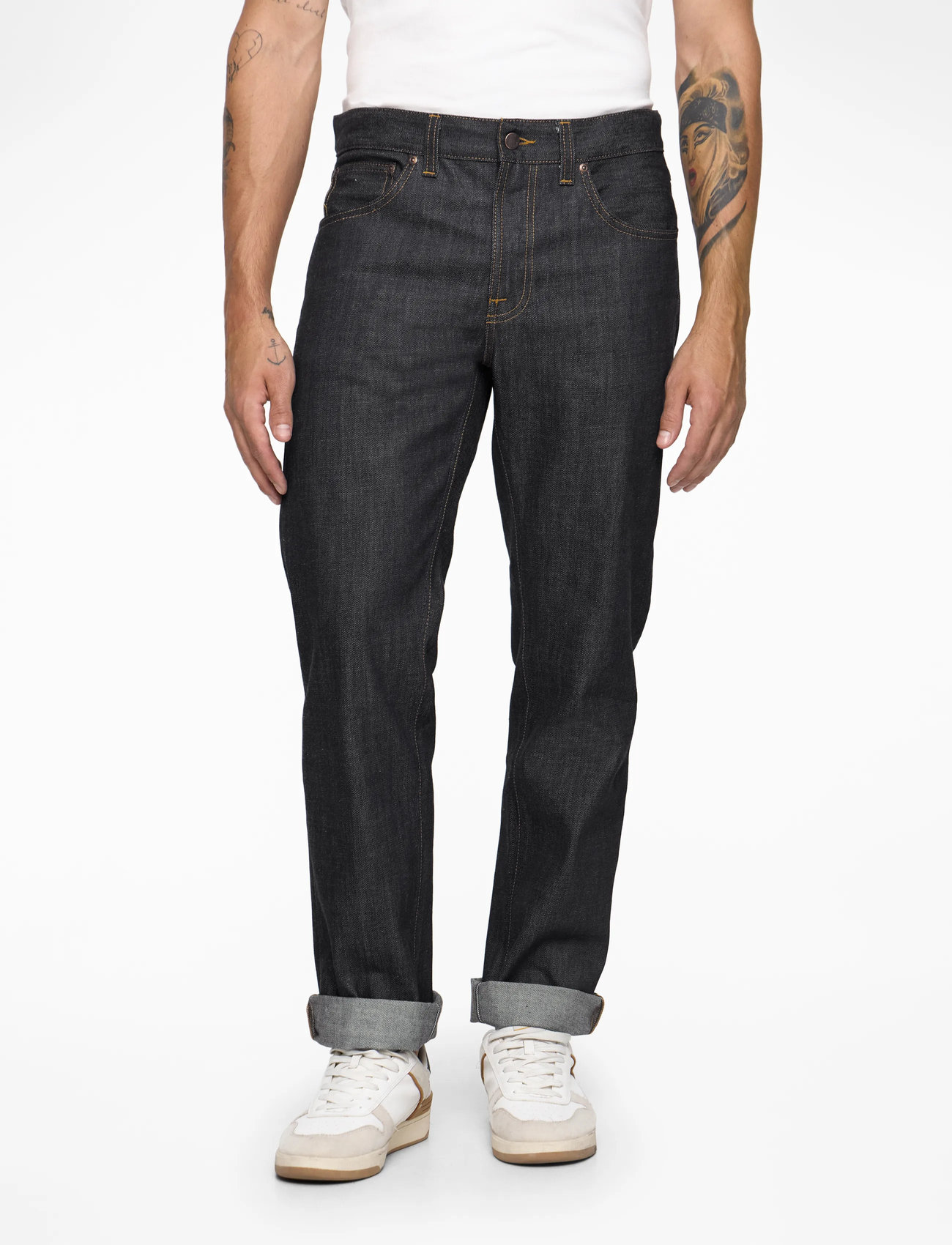 Nudie Jeans - Gritty Jackson Dry Old - tavalised teksad - dry old - 0