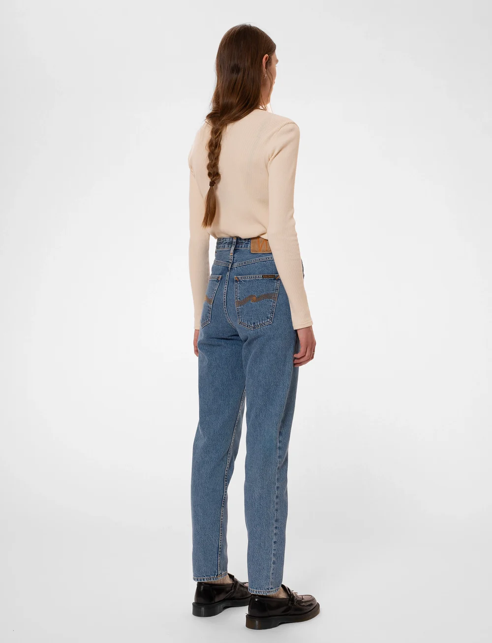 Nudie Jeans - Breezy Britt Casual Blue - tapered jeans - casual blue - 3