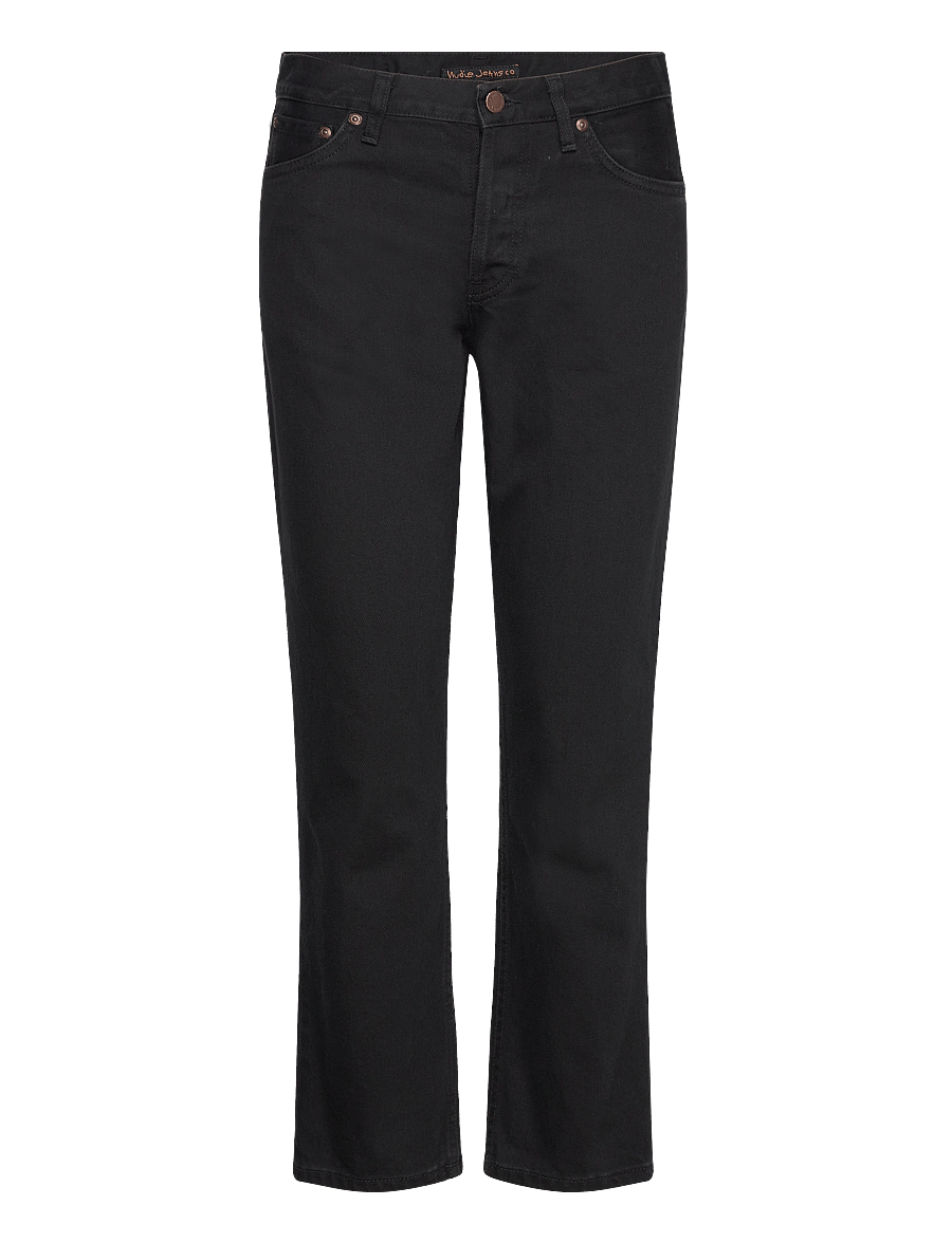 Nudie Jeans - Shady Sadie Aged Black - beinar gallabuxur - aged black - 0