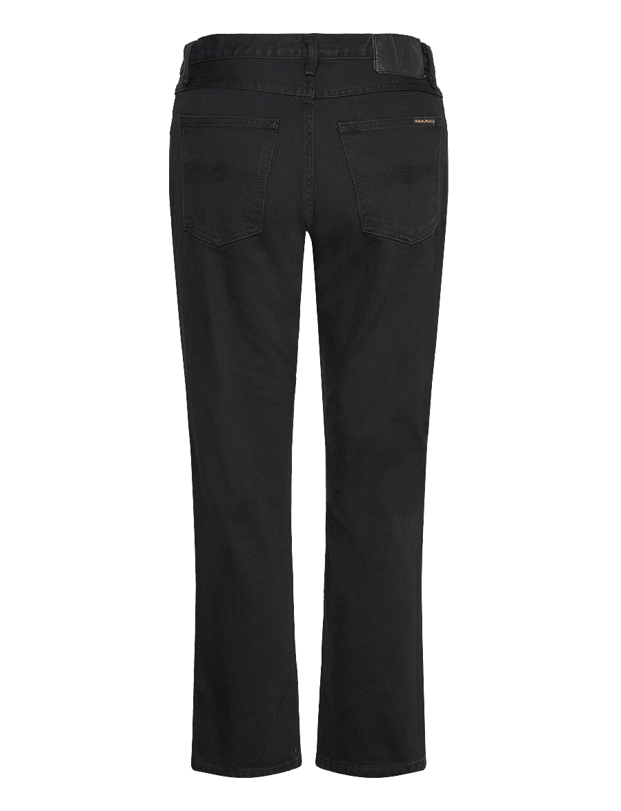 Nudie Jeans - Shady Sadie Aged Black - beinar gallabuxur - aged black - 1
