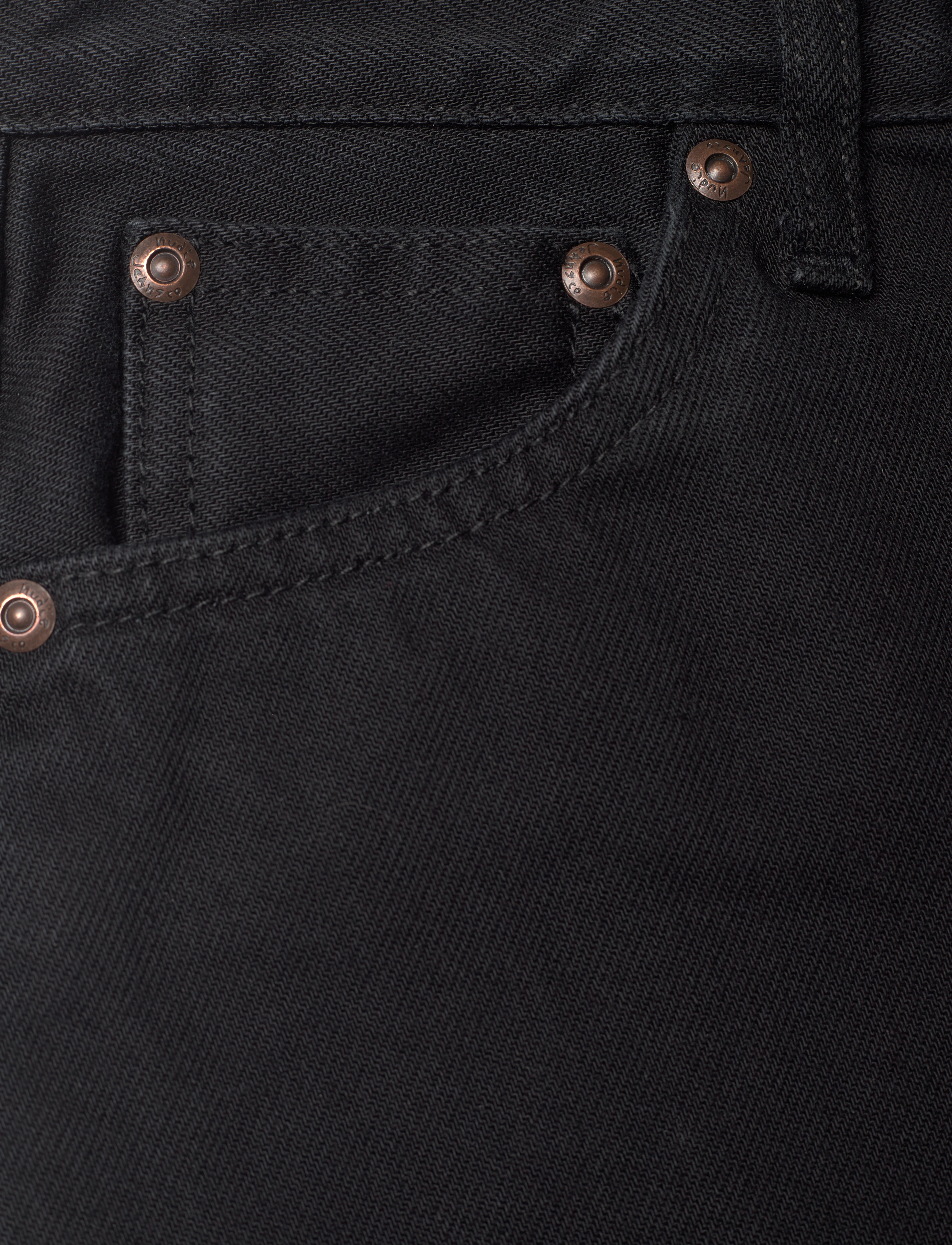 Nudie Jeans - Shady Sadie Aged Black - beinar gallabuxur - aged black - 2