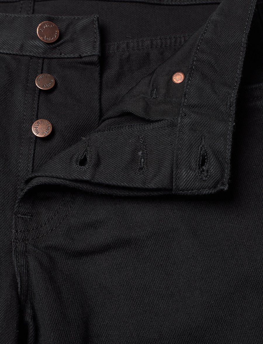 Nudie Jeans - Shady Sadie Aged Black - beinar gallabuxur - aged black - 3