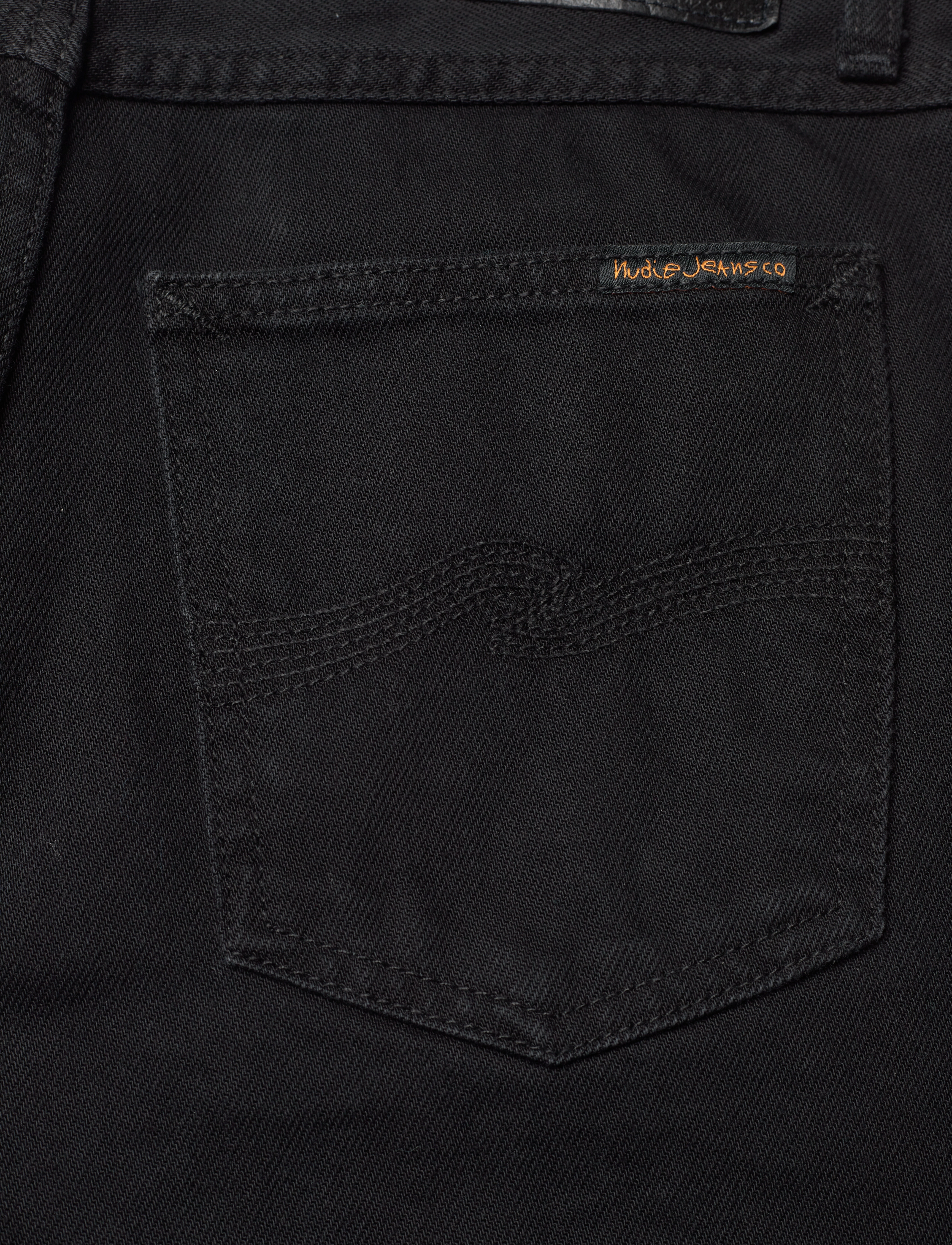 Nudie Jeans - Shady Sadie Aged Black - beinar gallabuxur - aged black - 4