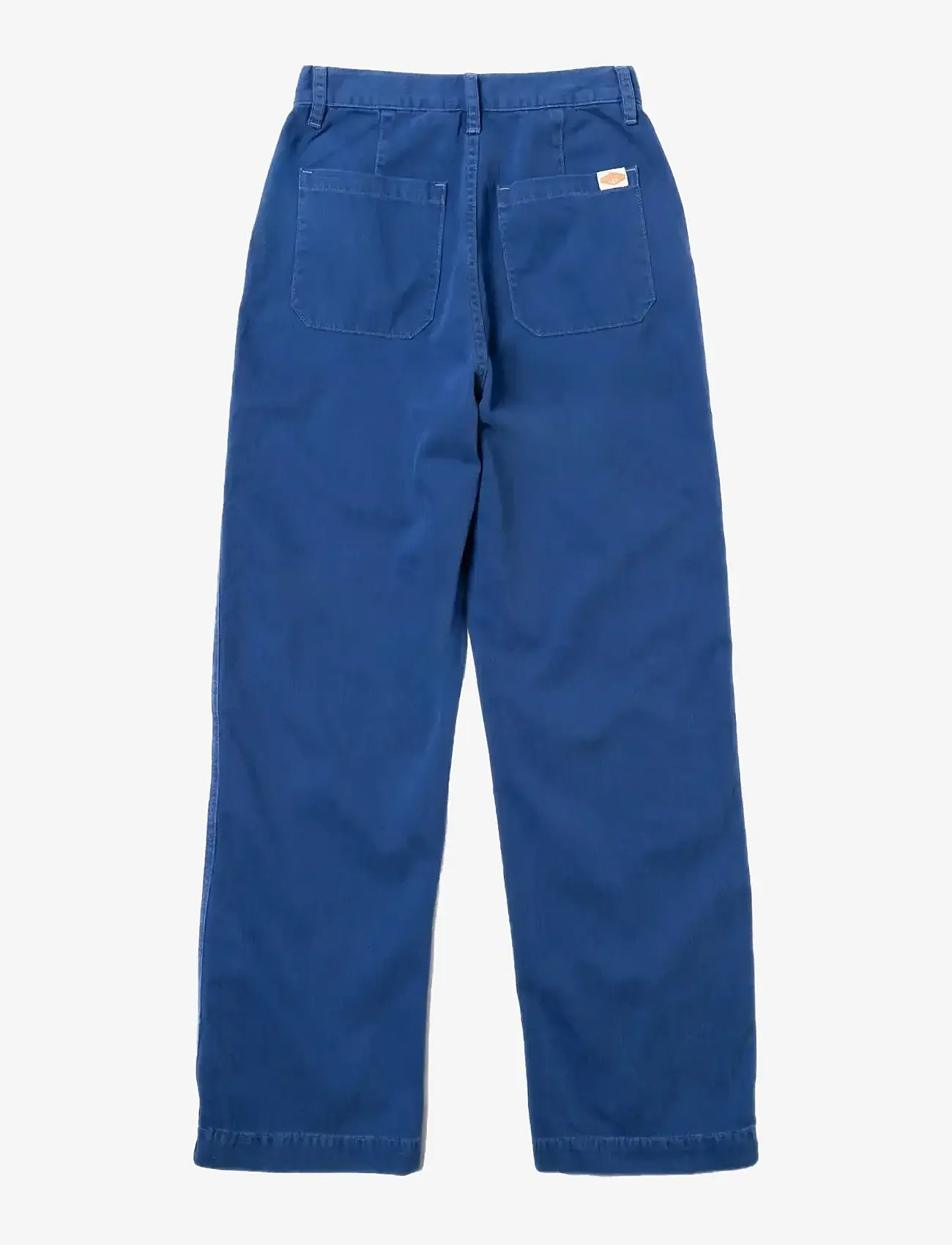 Nudie Jeans - Wendy Herringbone Pants - laia säärega püksid - blue - 2