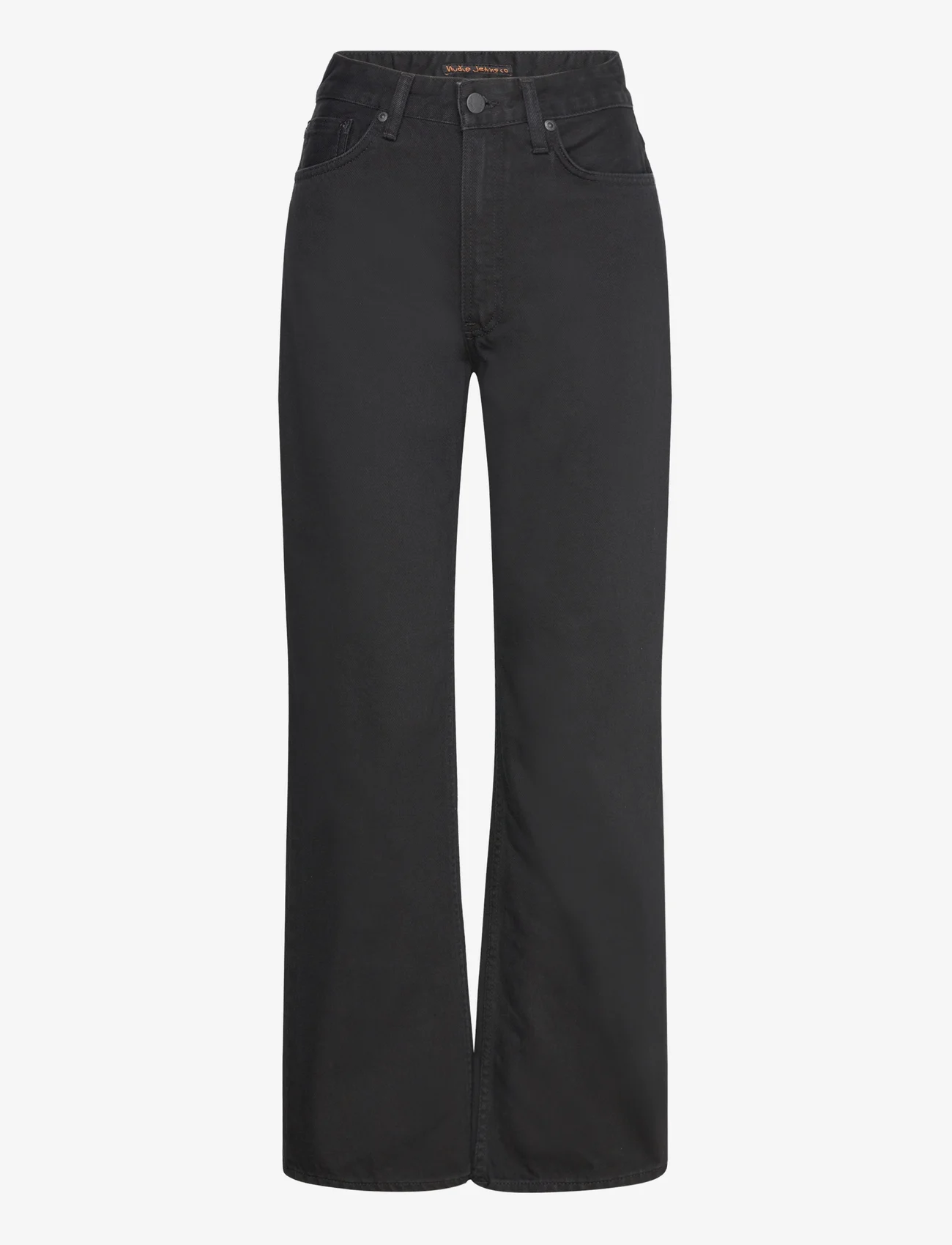 Nudie Jeans - Clean Eileen Smooth Black - jeans met wijde pijpen - smooth black - 0