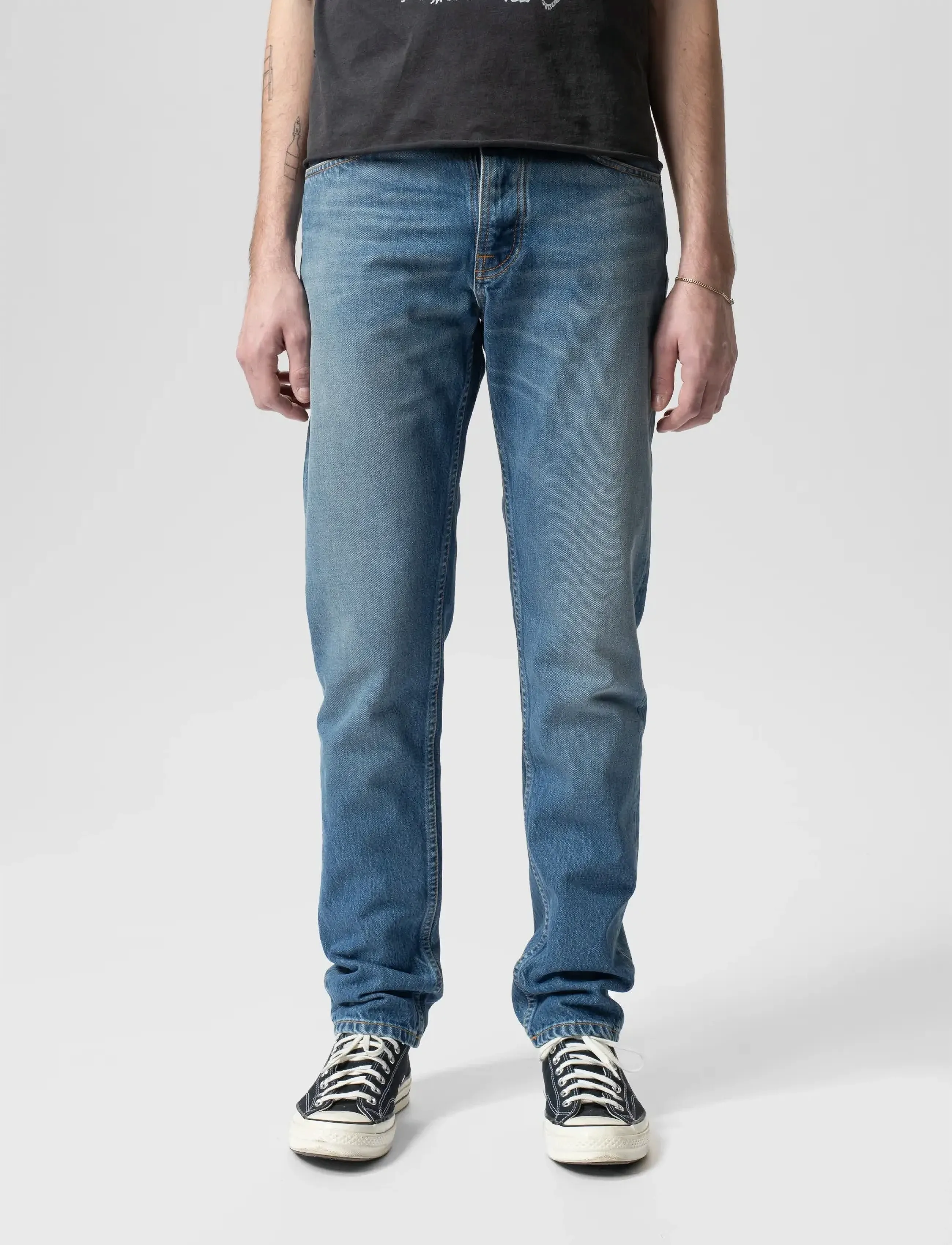 Nudie Jeans Steady Eddie II Blue Haze - Jeans - BLUE HAZE / blue