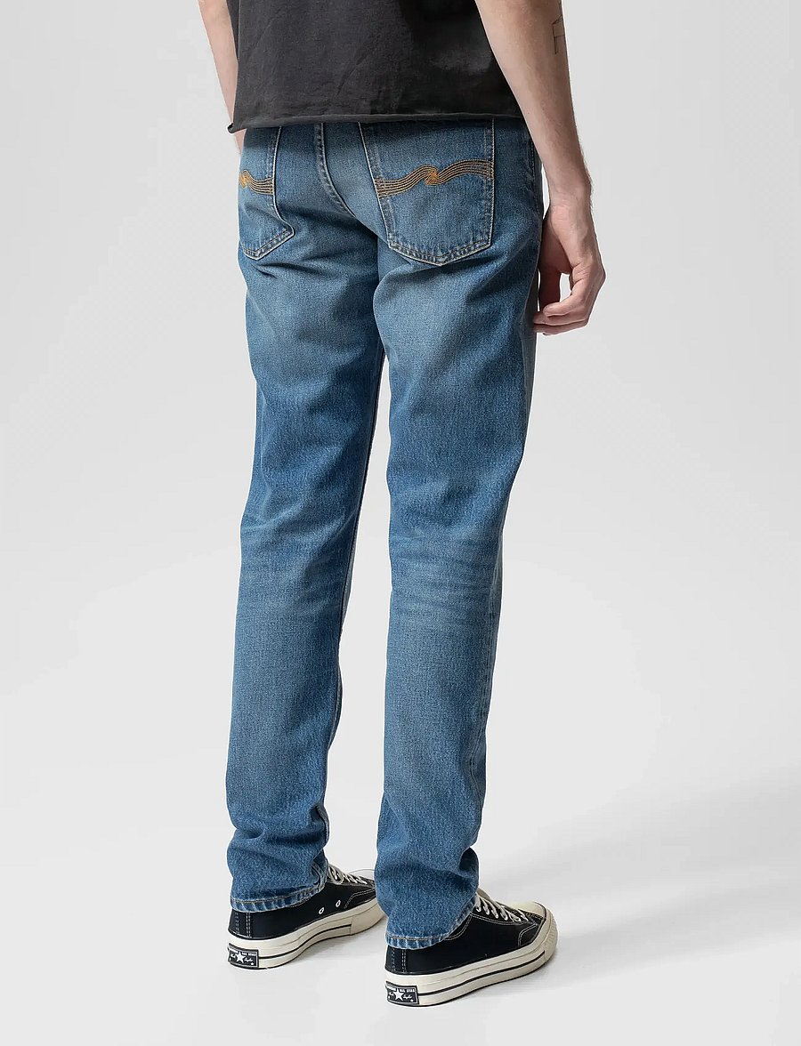 Nudie Jeans - Steady Eddie II Blue Haze - regular jeans - blue haze - 4