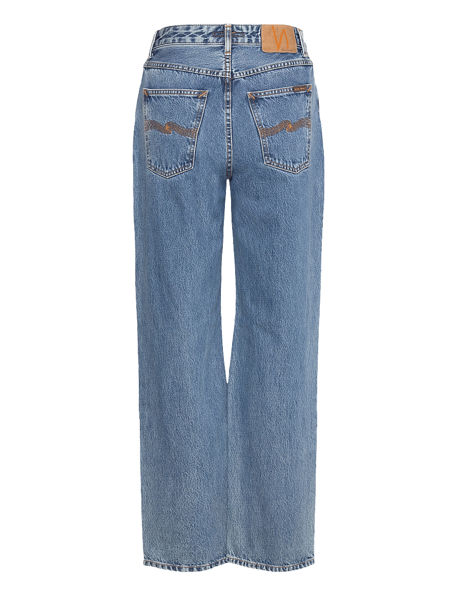 Nudie Jeans - Clean Eileen Casual Blue - laia säärega teksad - casual blue - 2