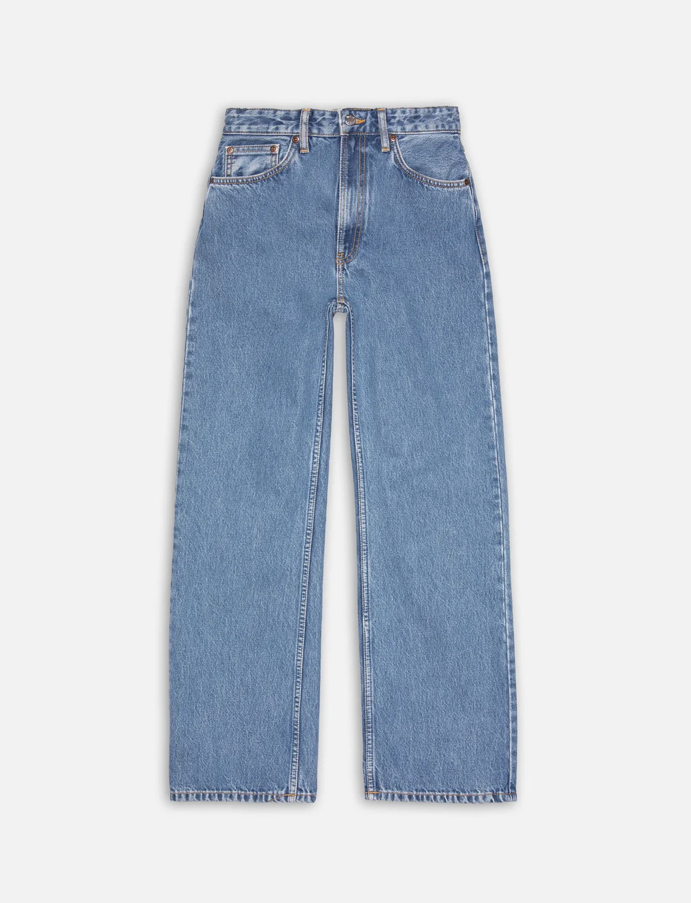 Nudie Jeans - Clean Eileen Casual Blue - laia säärega teksad - casual blue - 5