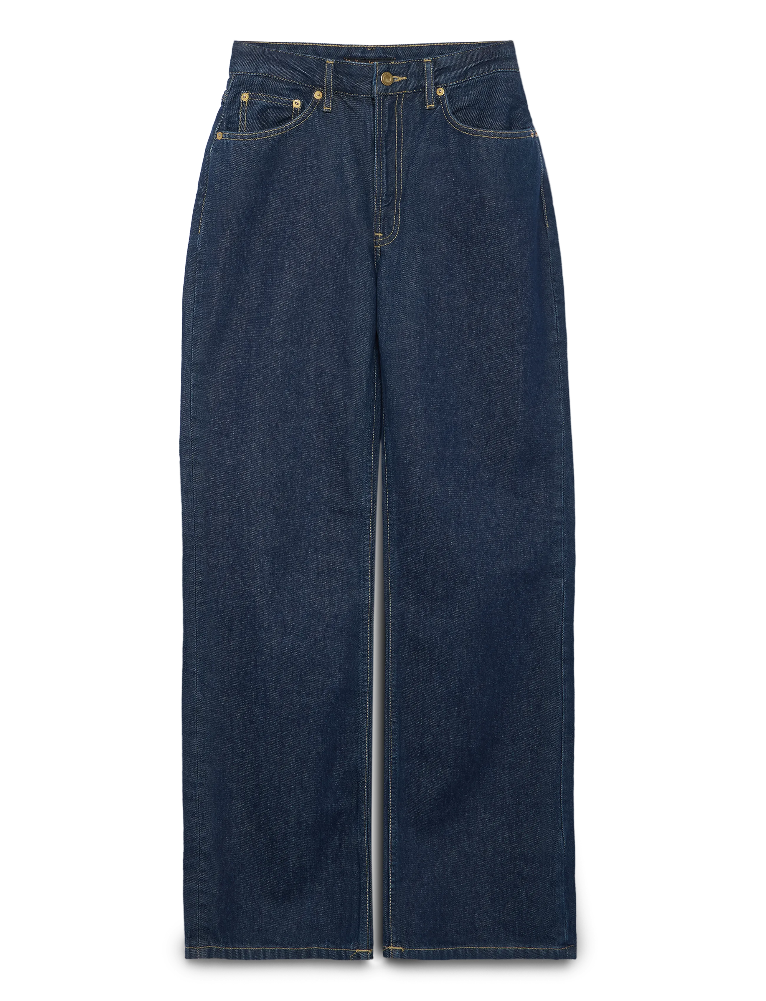 Nudie Jeans - Clean Eileen Classic Blue - hosen mit weitem bein - classic blue - 2