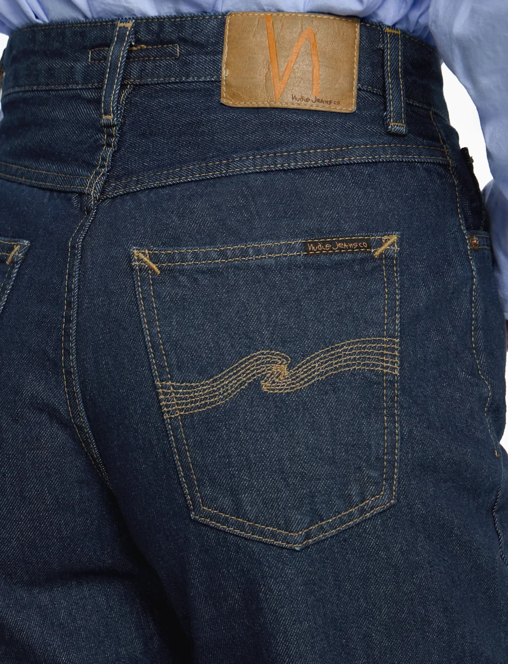 Nudie Jeans - Clean Eileen Classic Blue - brede jeans - classic blue - 5