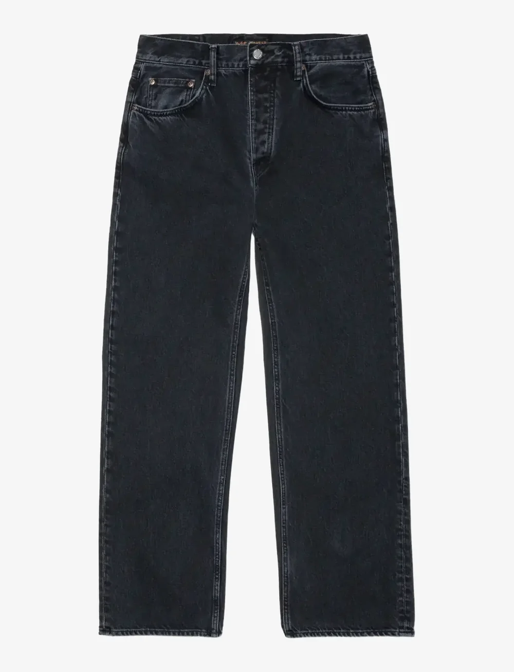 Nudie Jeans - Tuff Tony Black Vintage - alt laienevad teksad - black vintage - 0